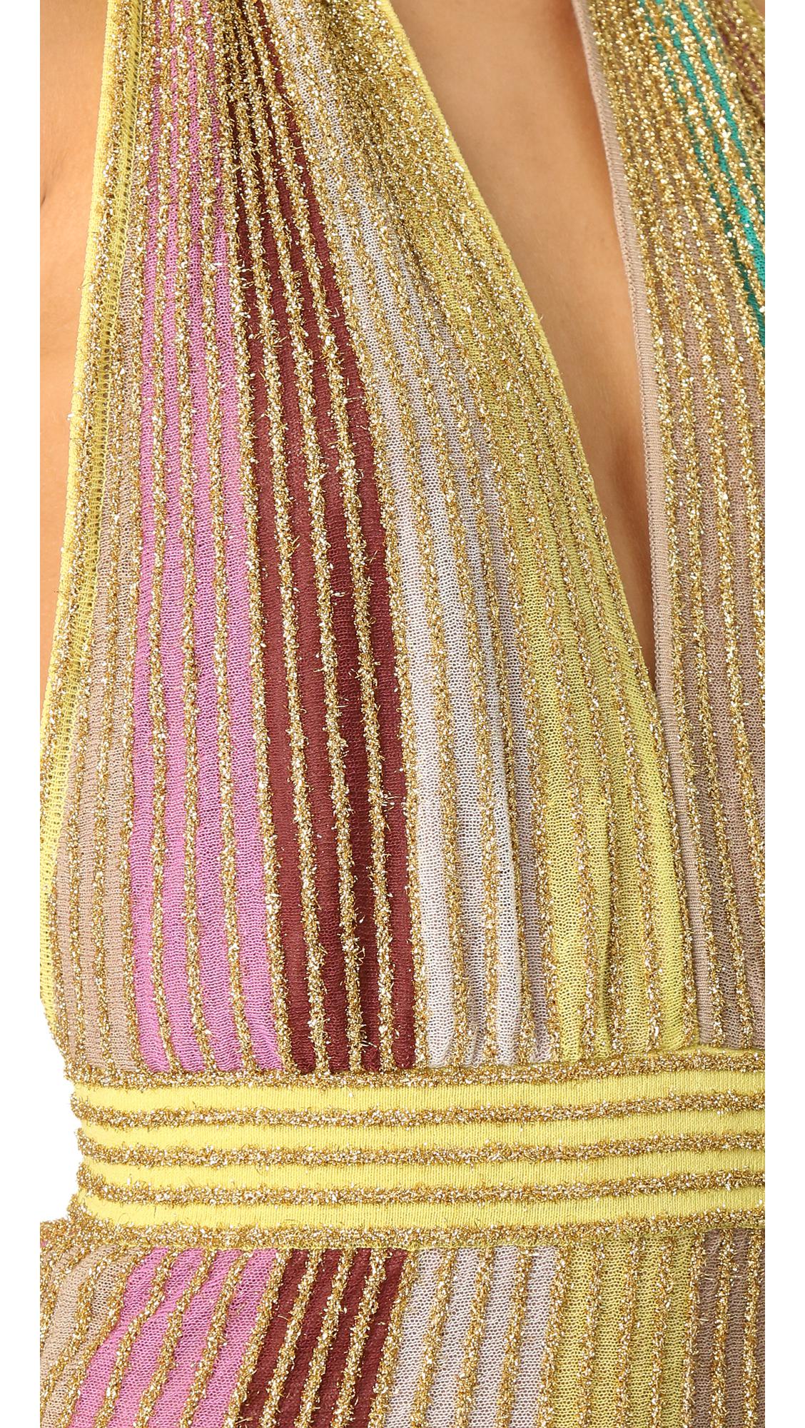 m missoni lurex maxi dress