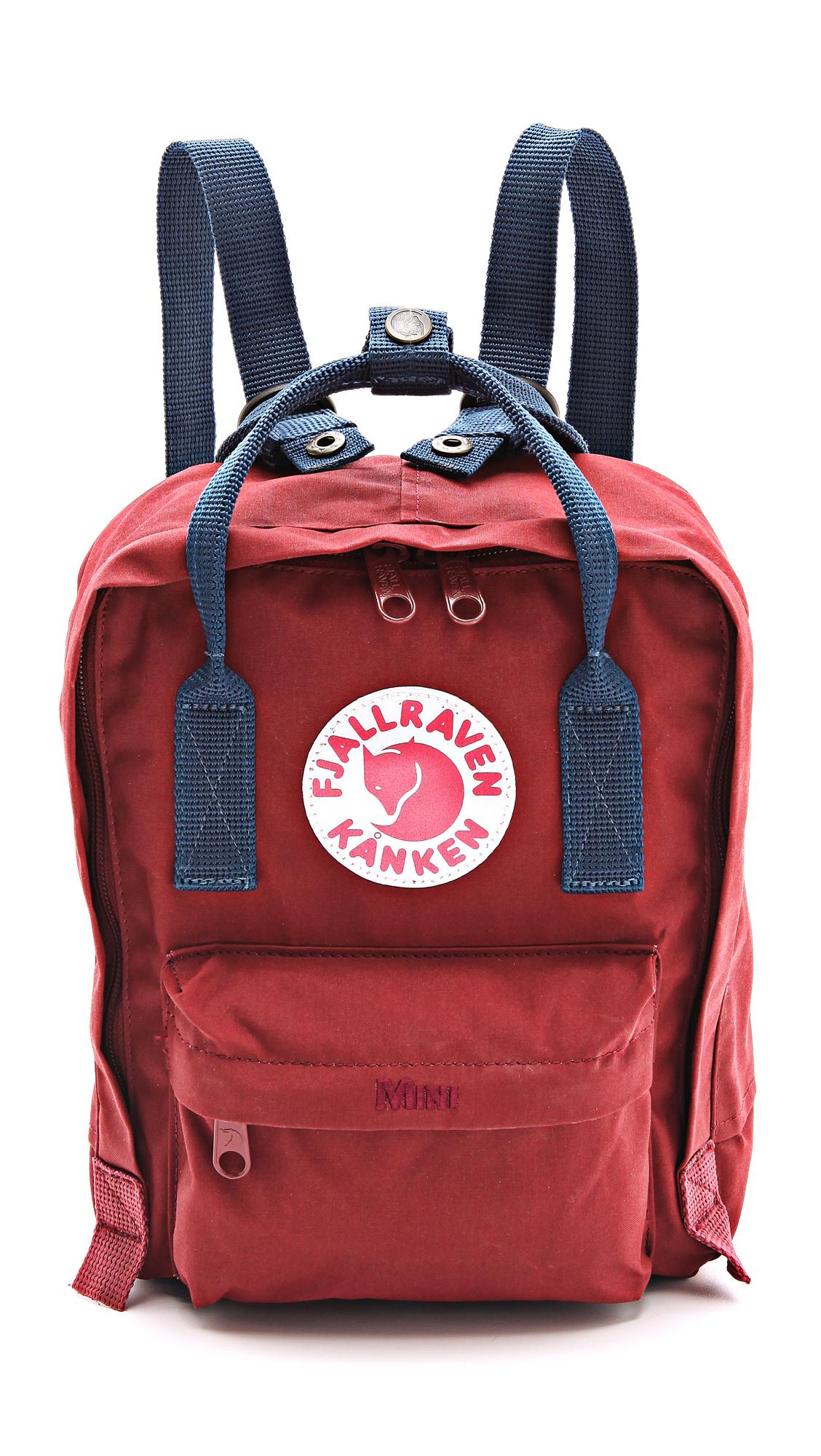 Fjallraven Kanken Mini Backpack in Red - Lyst