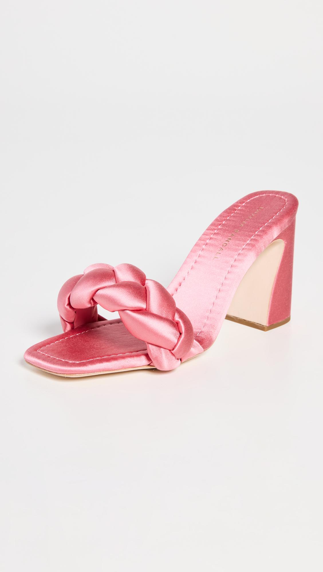 Loeffler Randall Freya Curved Heel Mules With Braid in Pink | Lyst Canada