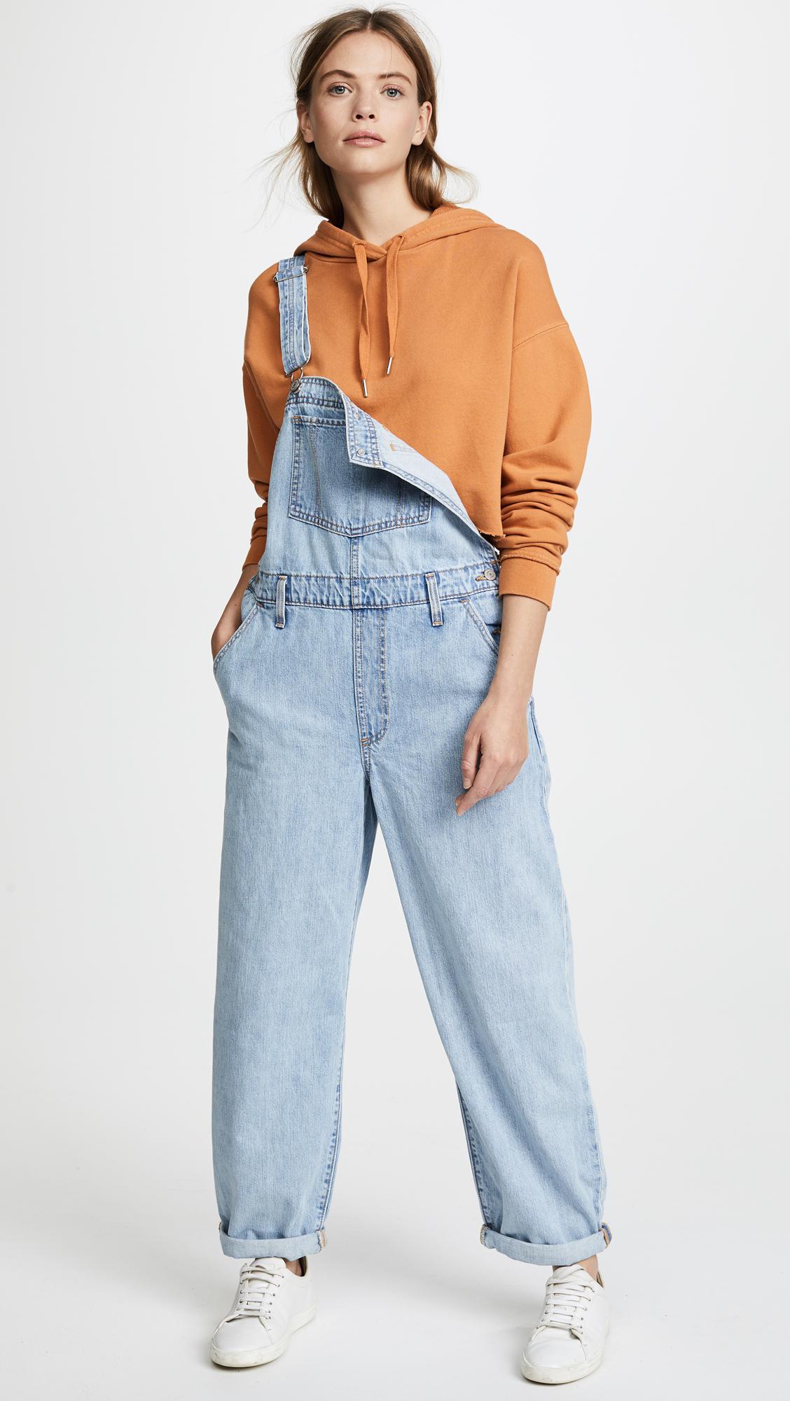 Levi's Baggy Overalls in Blue | Lyst