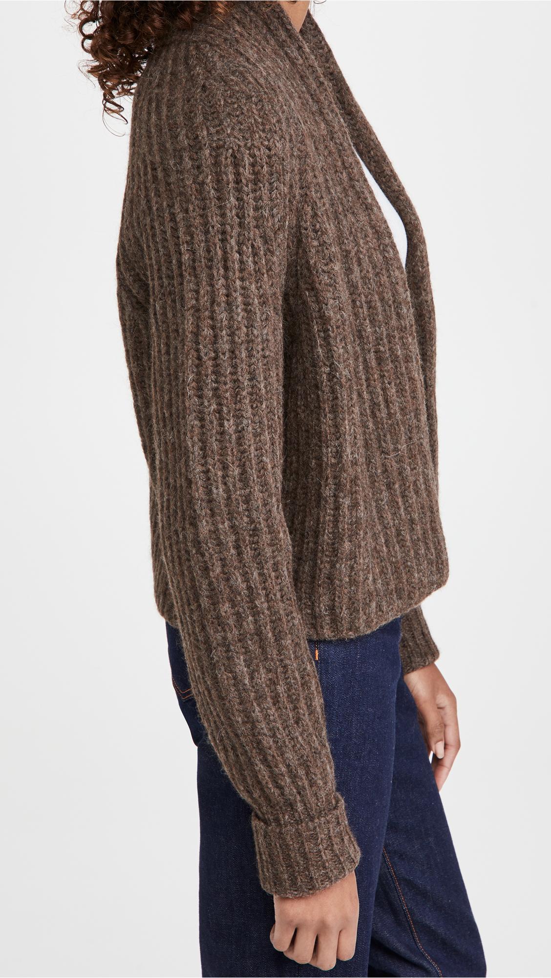 vince alpaca cardigan