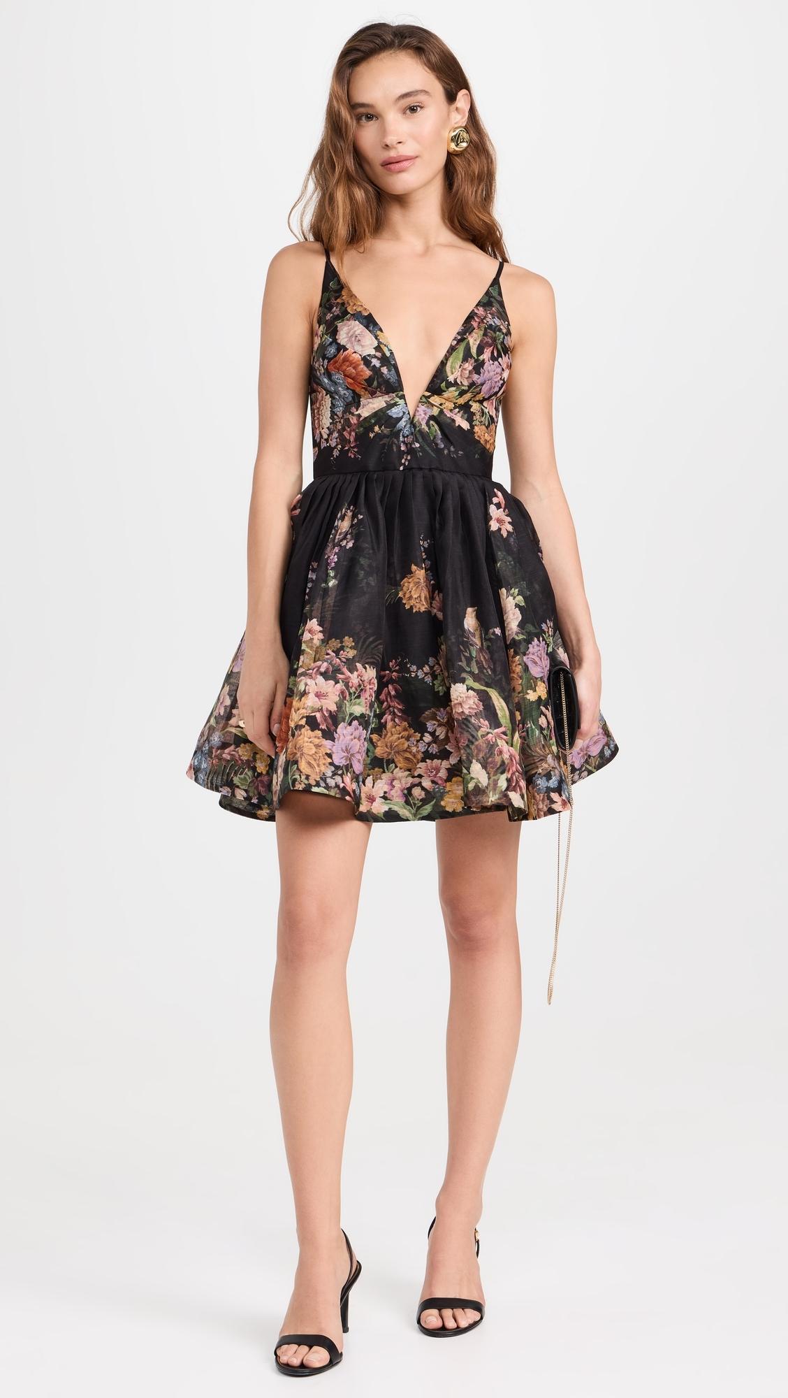 【Zimmermann】PAVILION TIE NECK MINI DRESS タイネック ミニ Pavilion Tie Neck Mini Dress ZIMMERMANN Verde | Grifo210