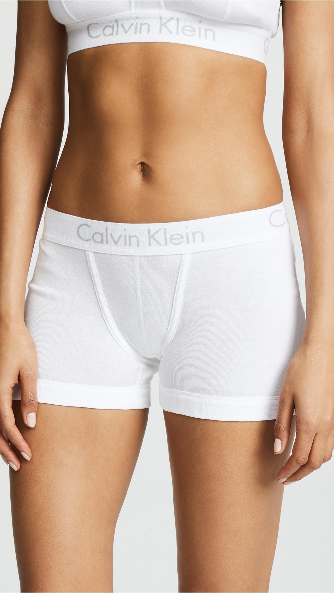 Calvin Klein Body Boy Shorts in White | Lyst