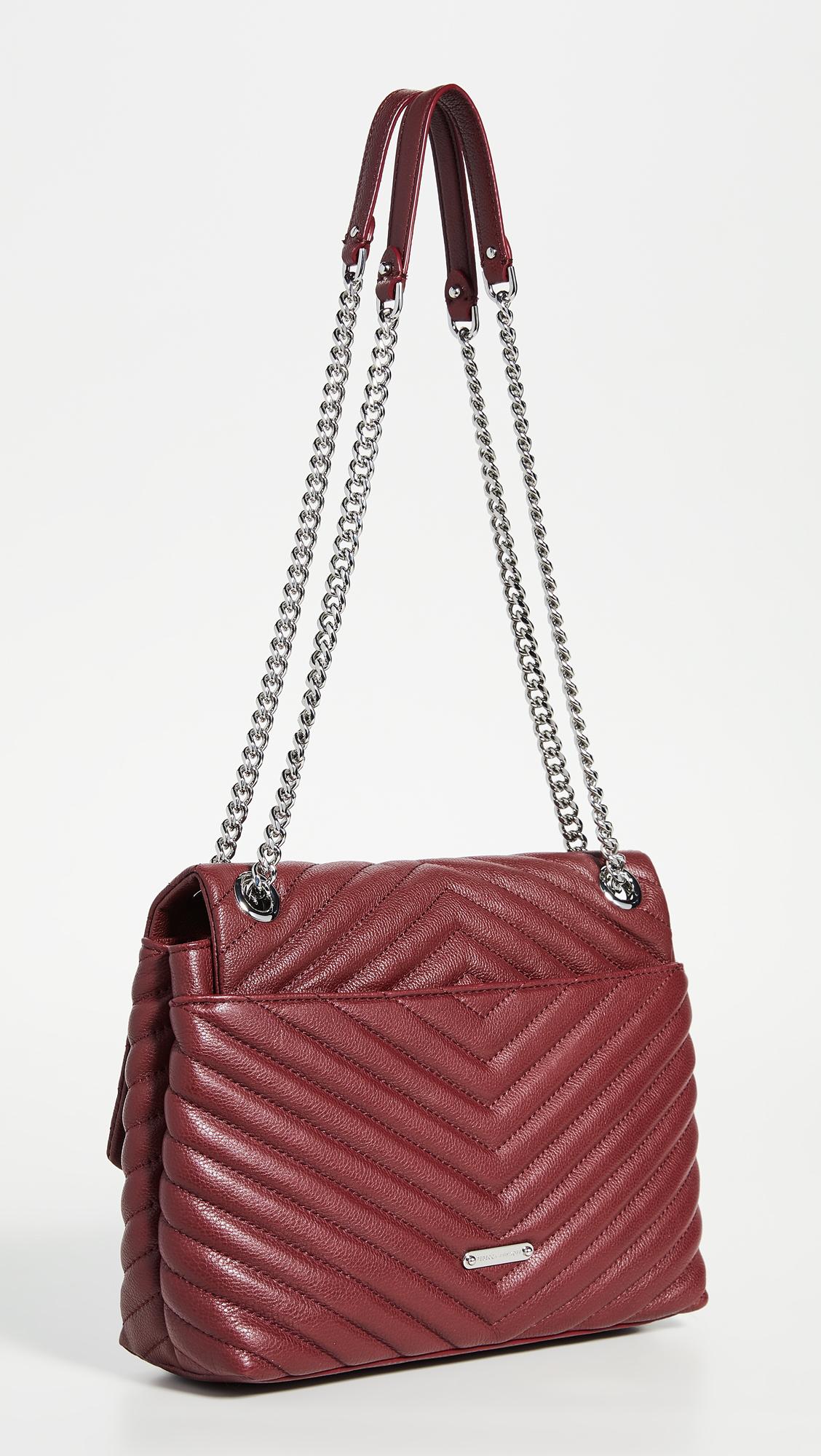 rebecca minkoff edie flap shoulder bag tahini