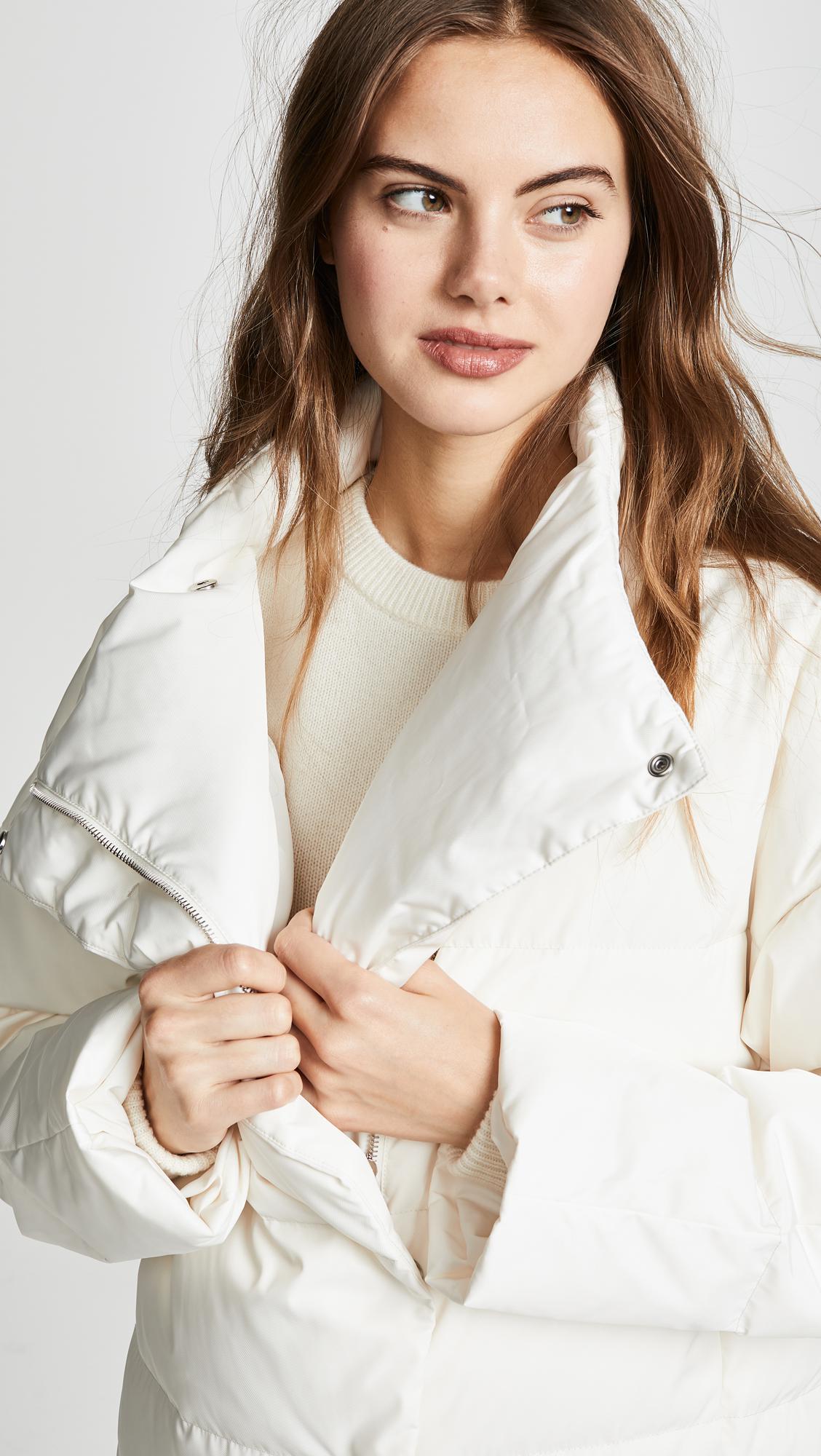 theory offset puffer jacket