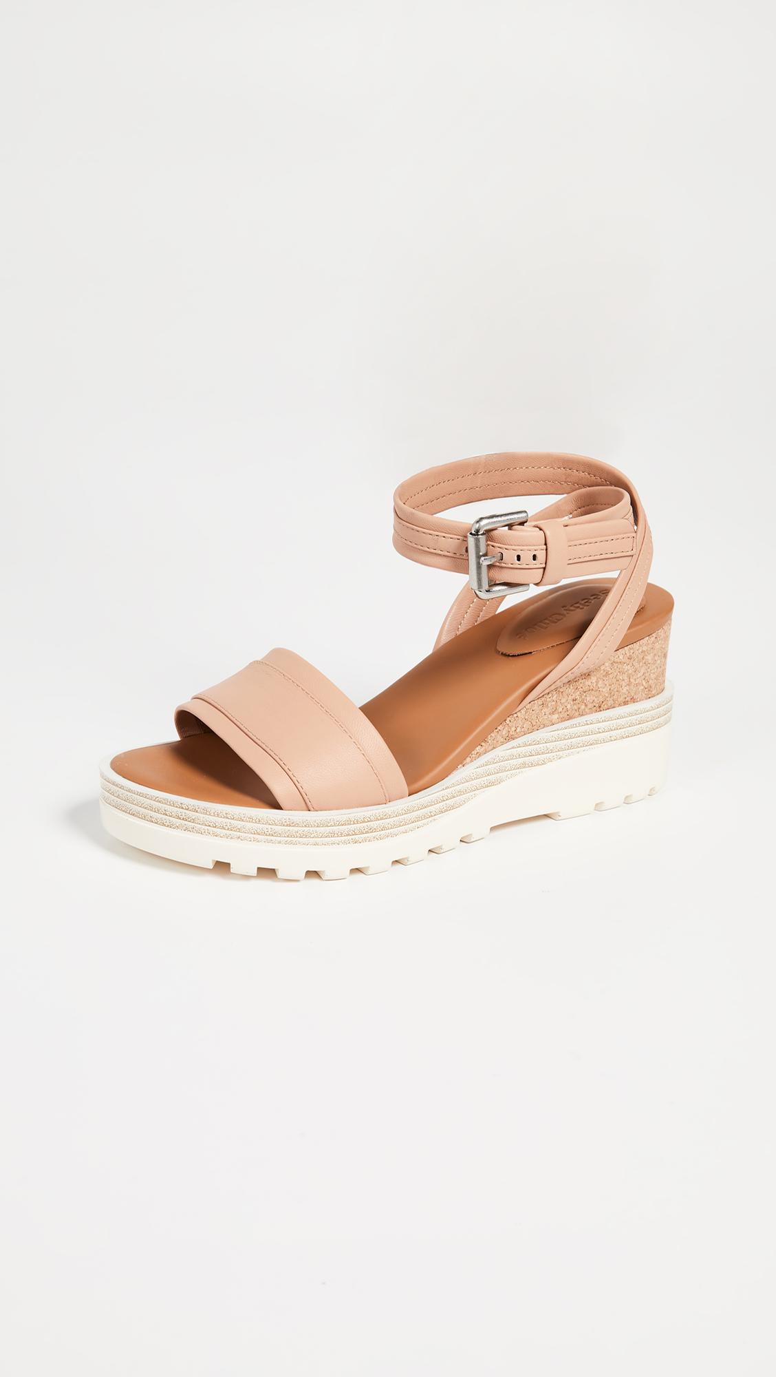 See By ChloÃ© Robin Wedge Sandals - Lyst