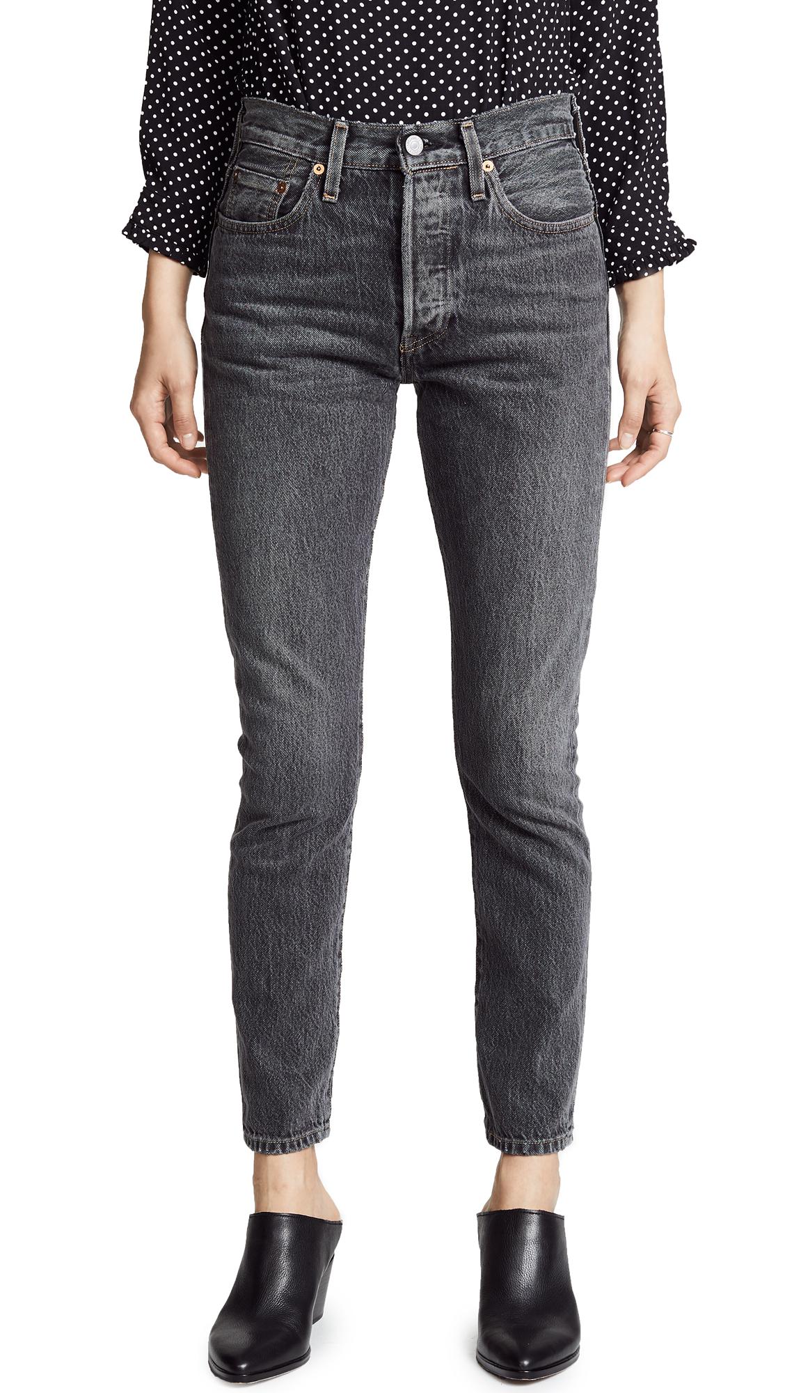 Levi's Denim Lmc 501 Skinny Jeans in Black - Lyst