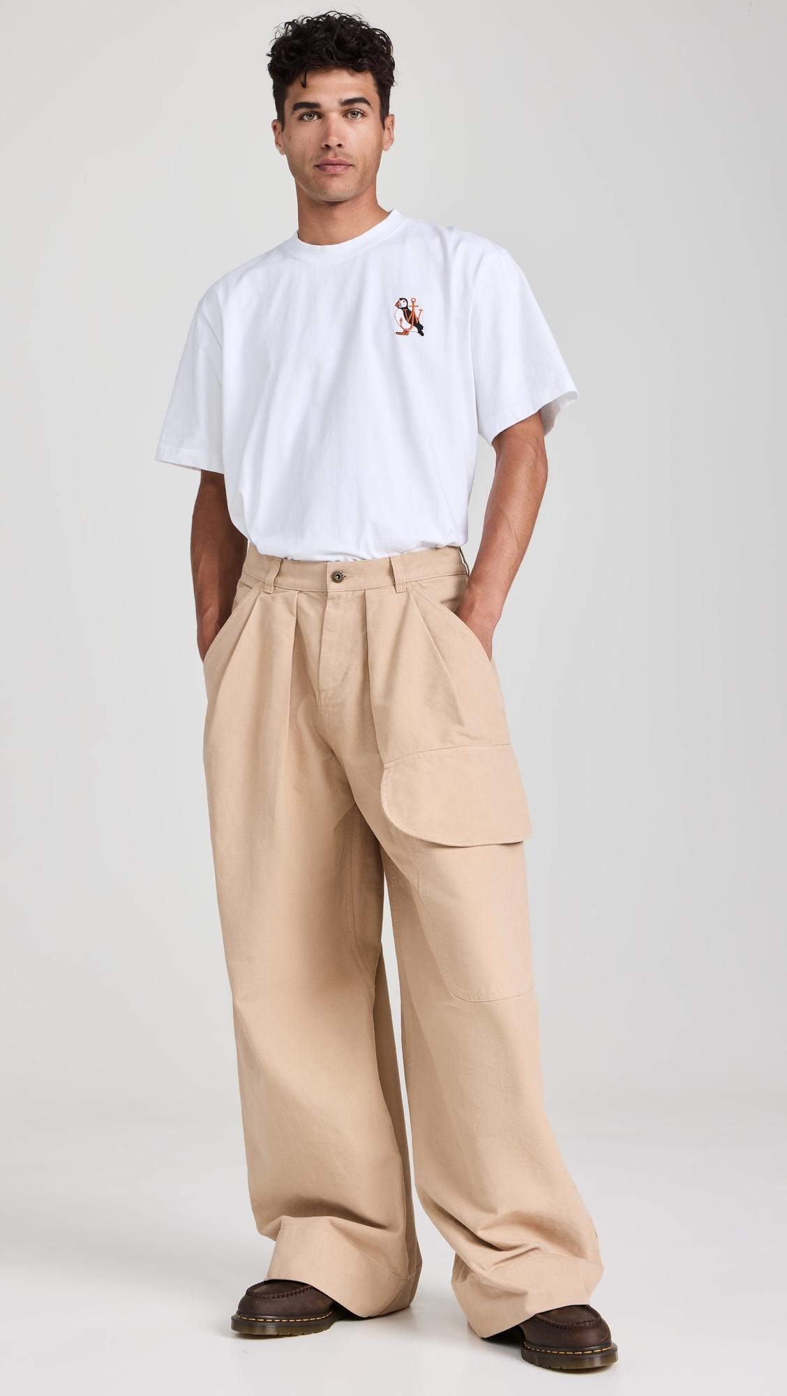 JW Anderson Relaxed Cargo Trousers in Natural for Men | Lyst JW Anderson Relaxed Cargo Trousers in Natural for Men | Lyst