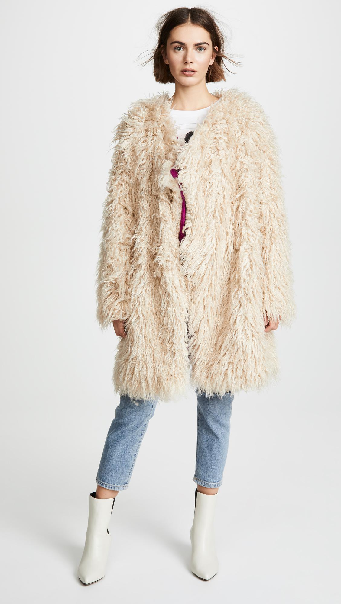 Free people shaggy coat Clearance