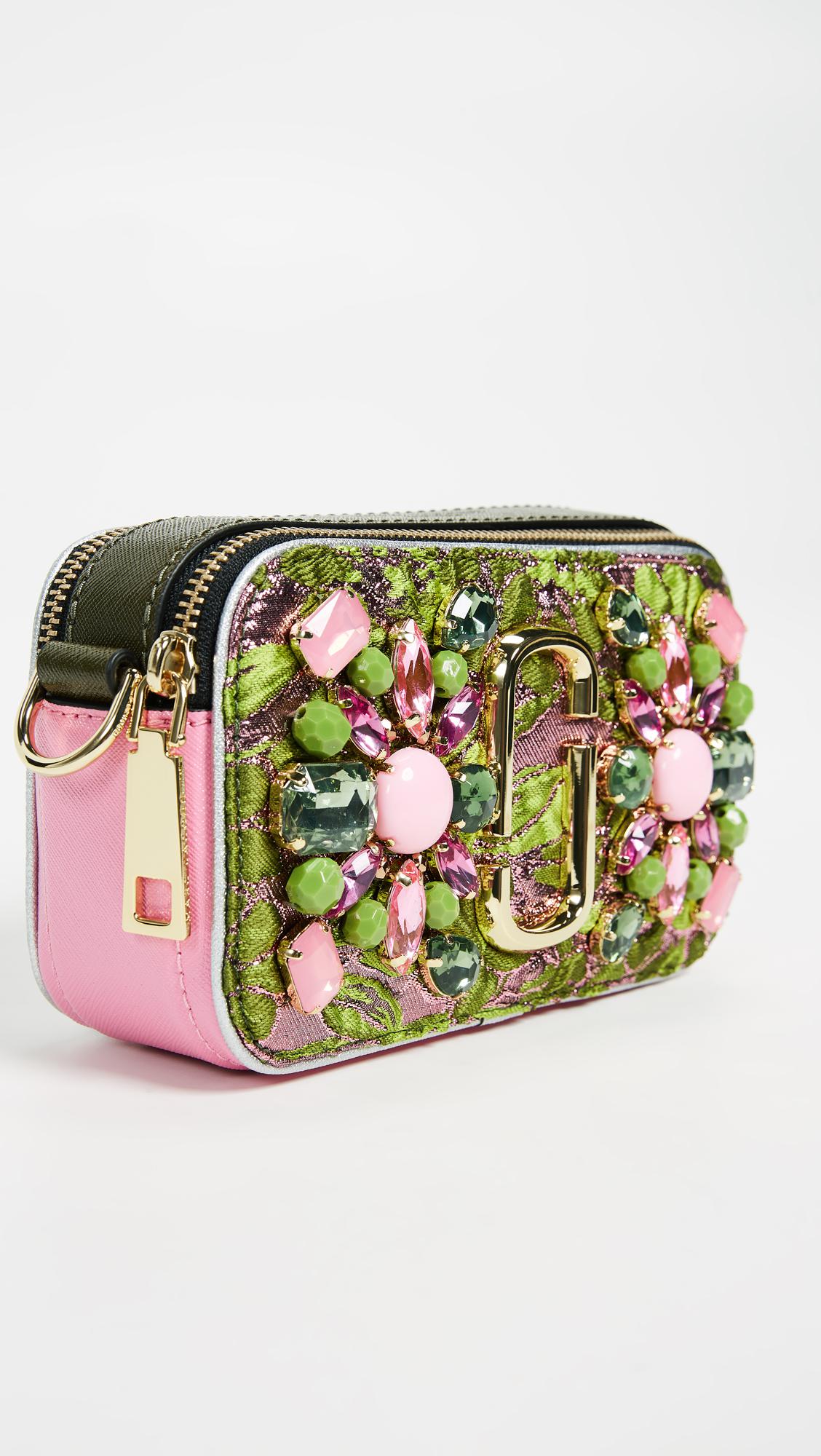 Marc Jacobs Synthetic Snapshot Camera Bag In Floral Brocade in Green Lyst