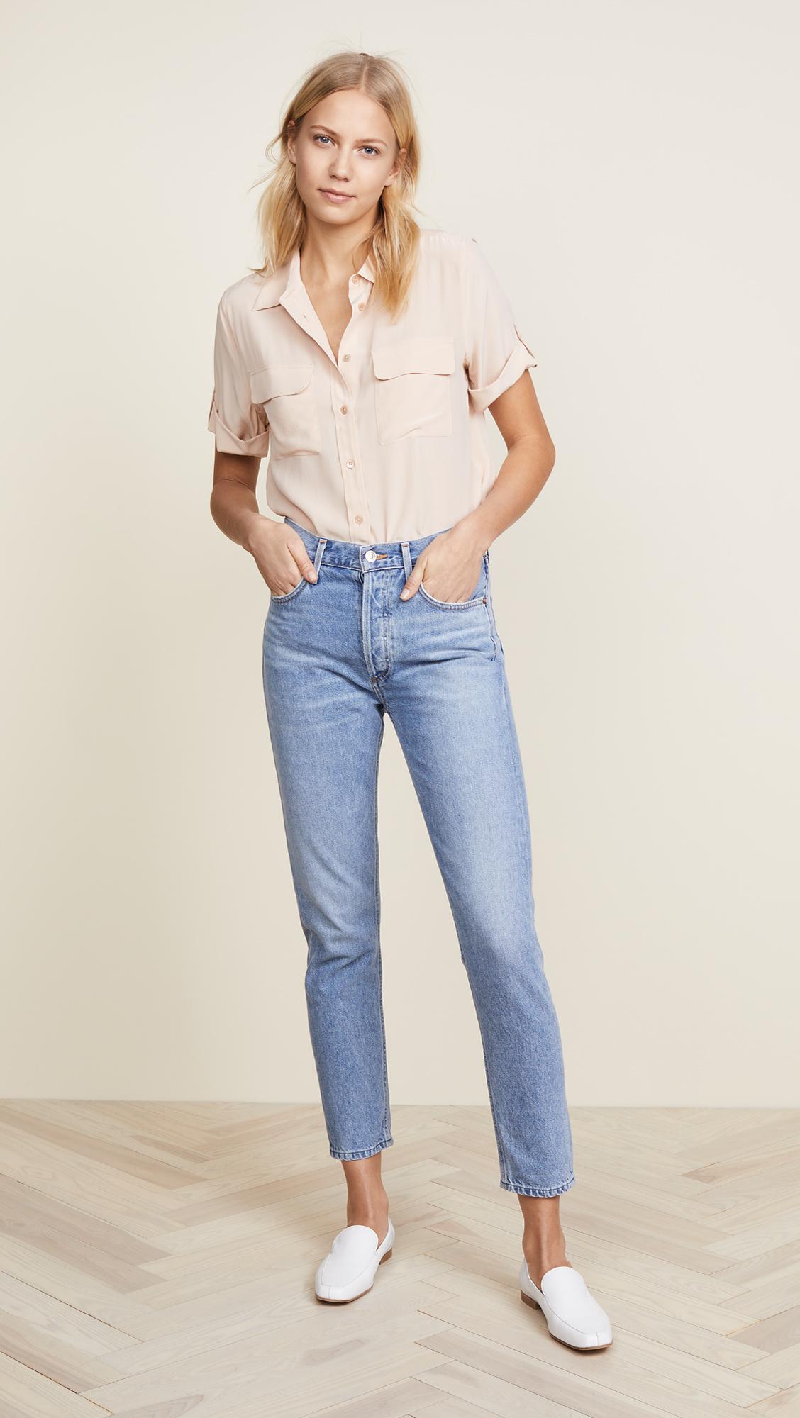 Agolde Denim Jamie High Rise Classic 