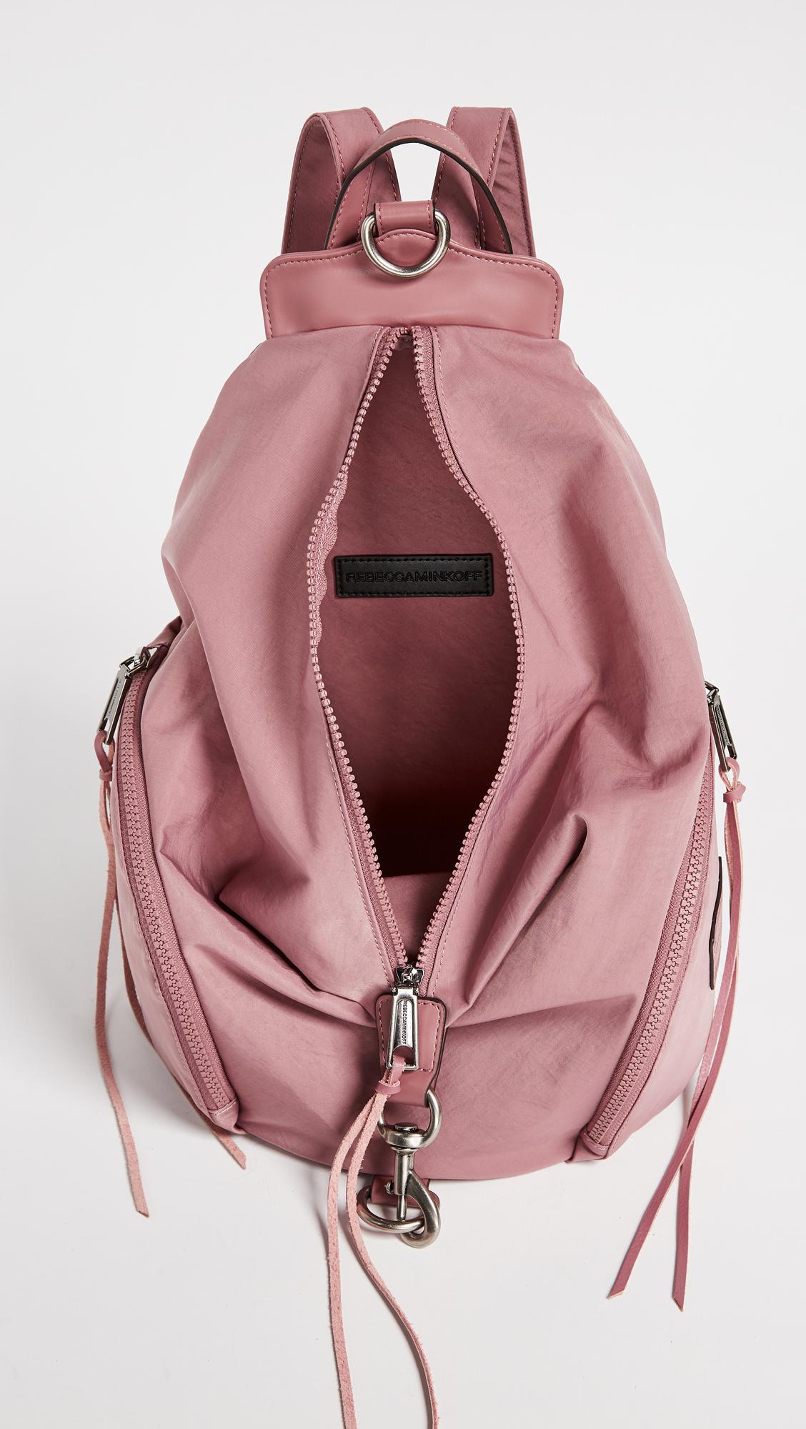 Rebecca Minkoff Synthetic Nylon Julian Backpack in Pink - Lyst