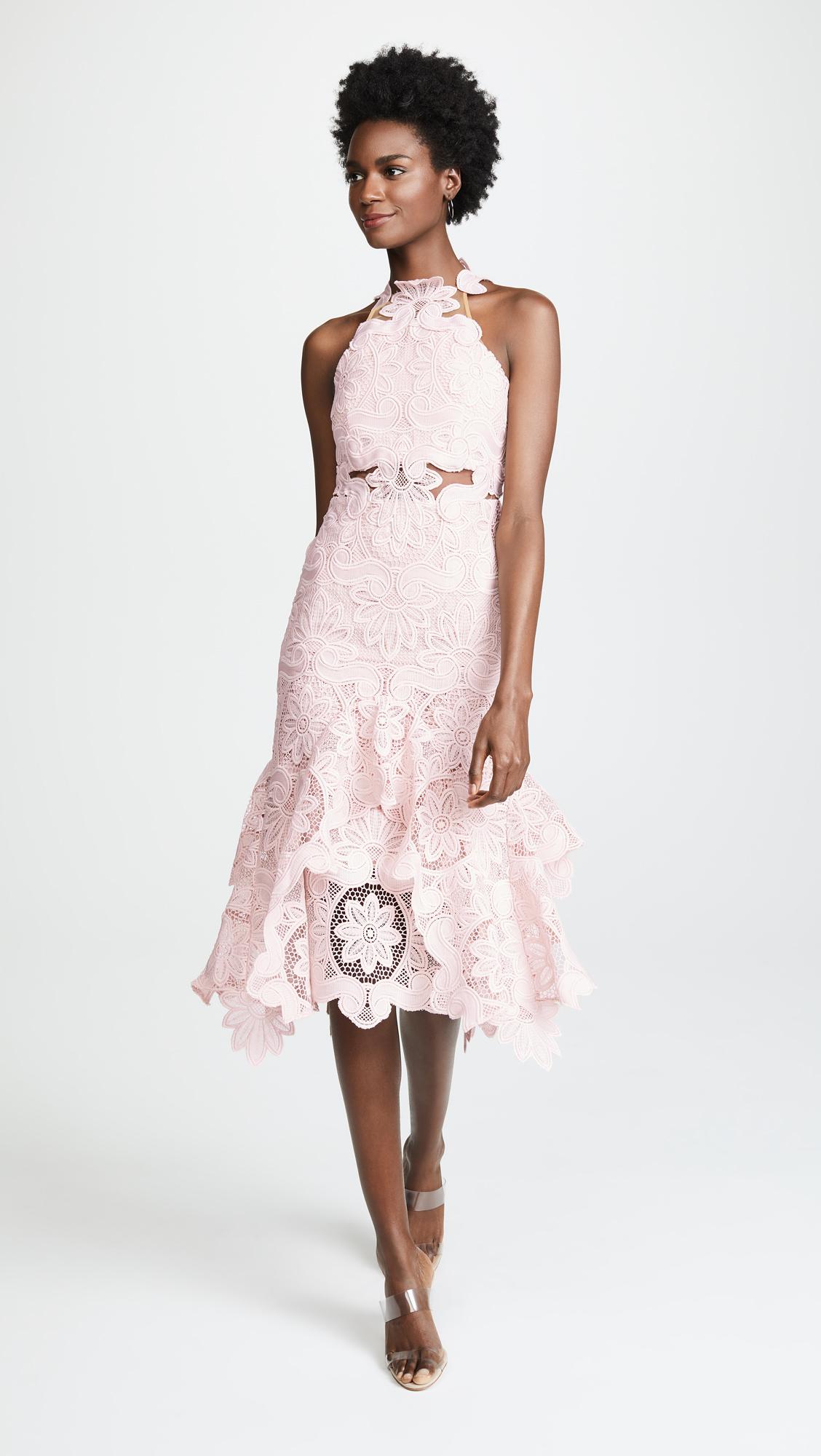 thurley waterlily midi dress