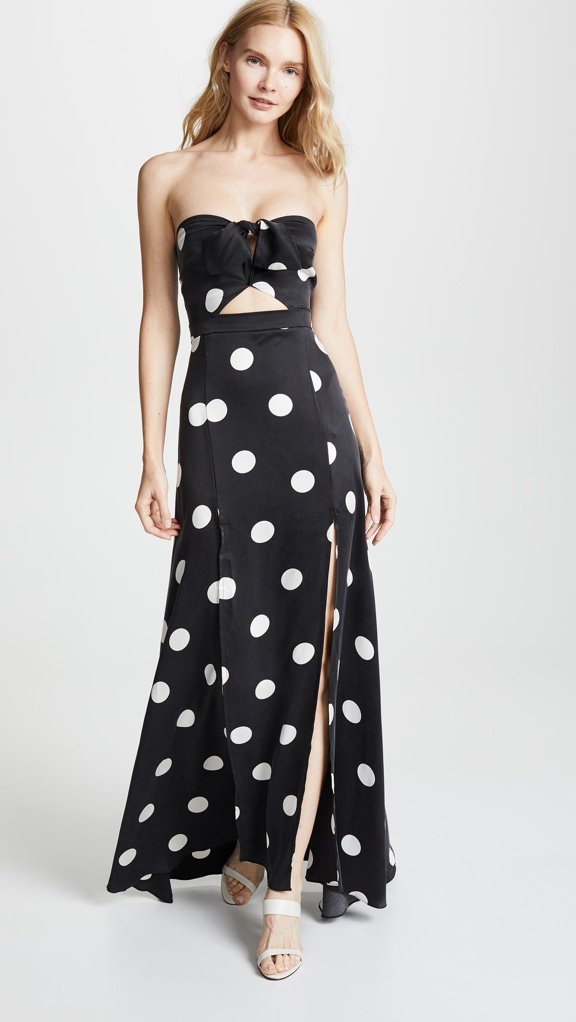 dress with split in the front