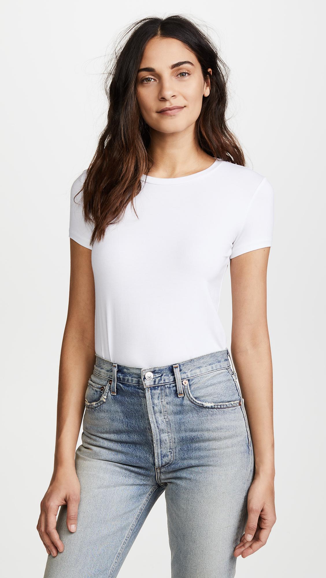 white t shirt bodysuit