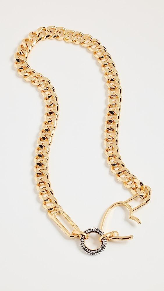 DEMARSON Broken Heart Necklace in White Lyst