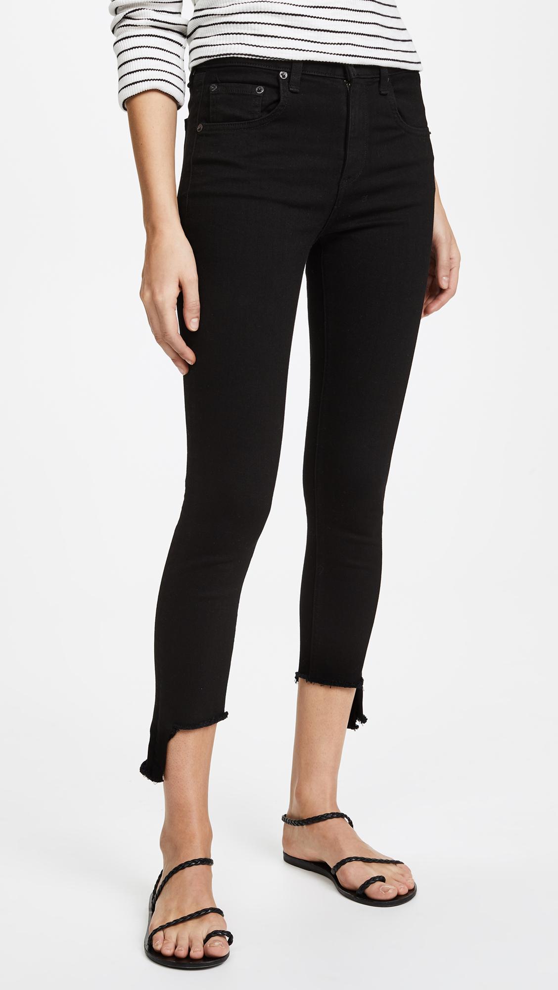 rag and bone nina high rise skinny black