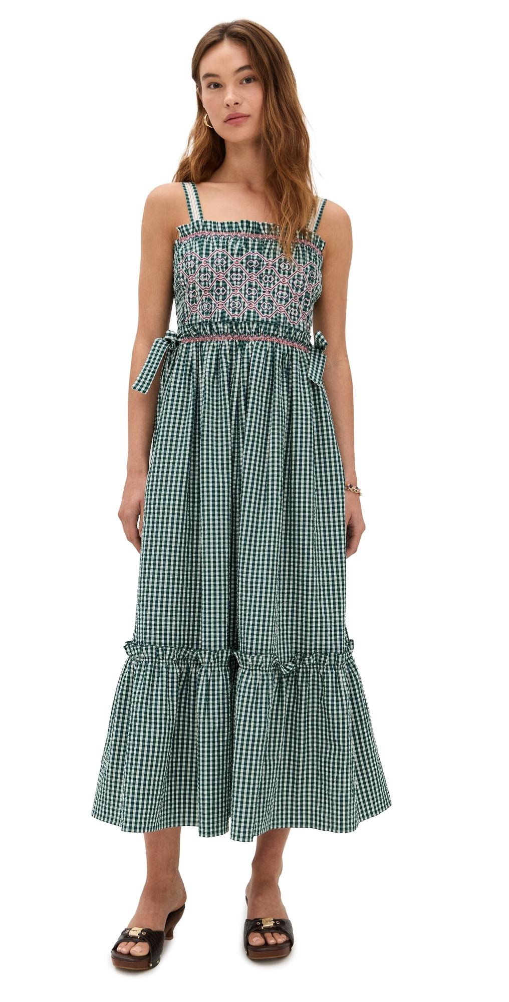 hunter bell green gingham dress Hunter Bell Women's Matthews Dress