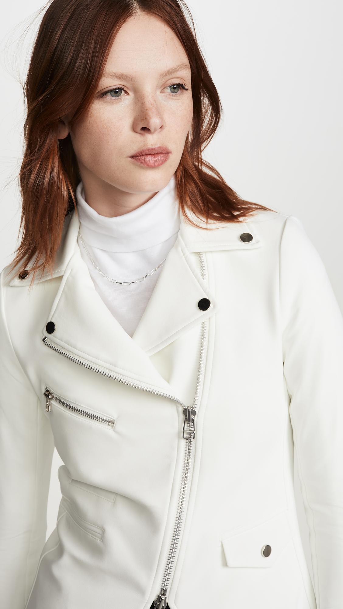 Veronica Beard Synthetic Scuba Hadley Jacket in White - Lyst