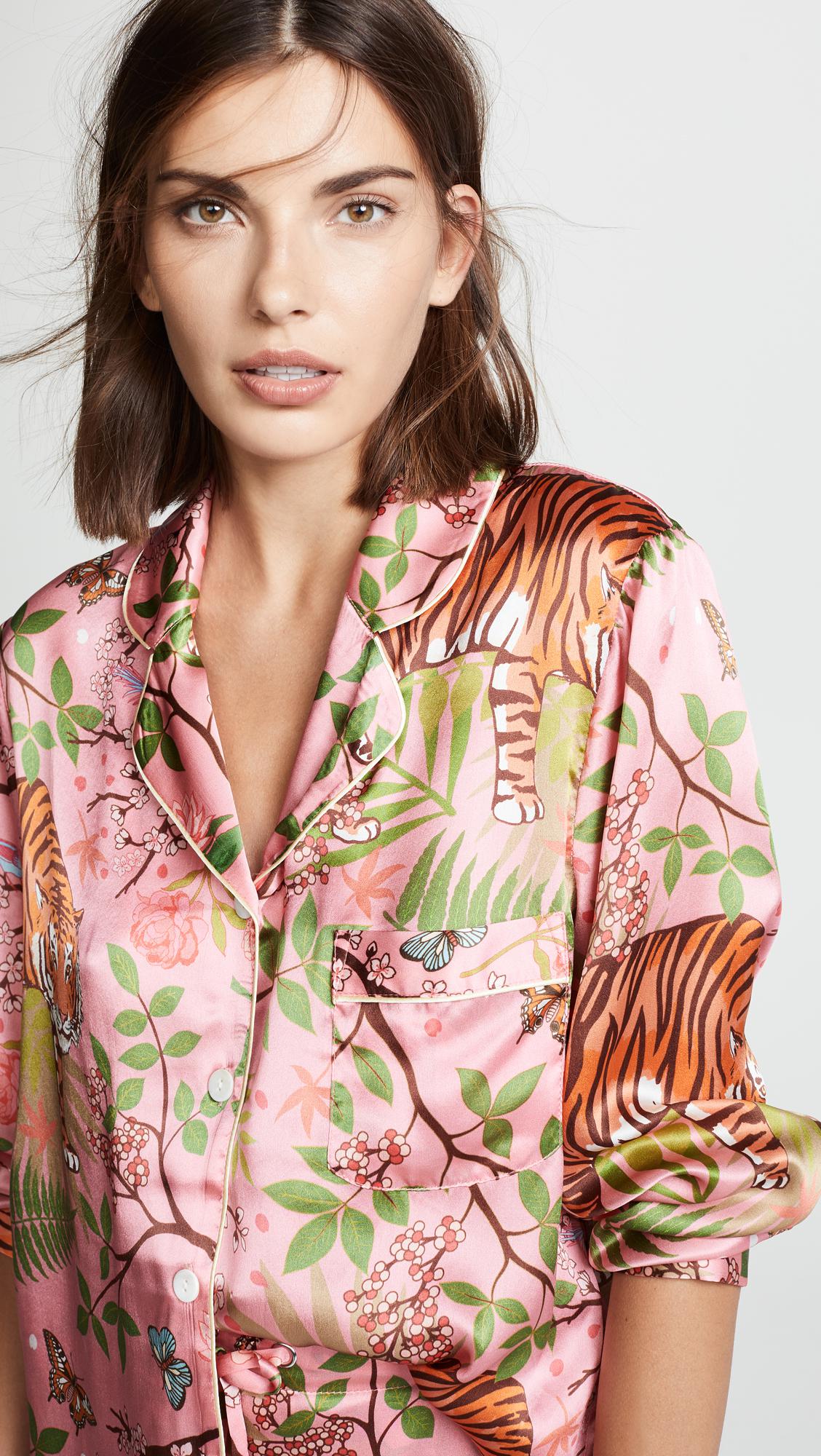 Karen Mabon Tiger Blossom Pj Set Lyst