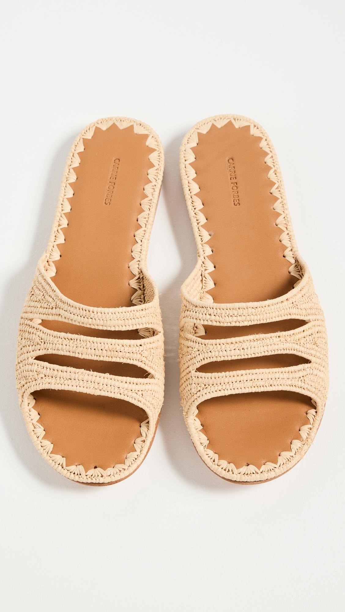 Carrie Forbes Symm Sandals in Black Lyst