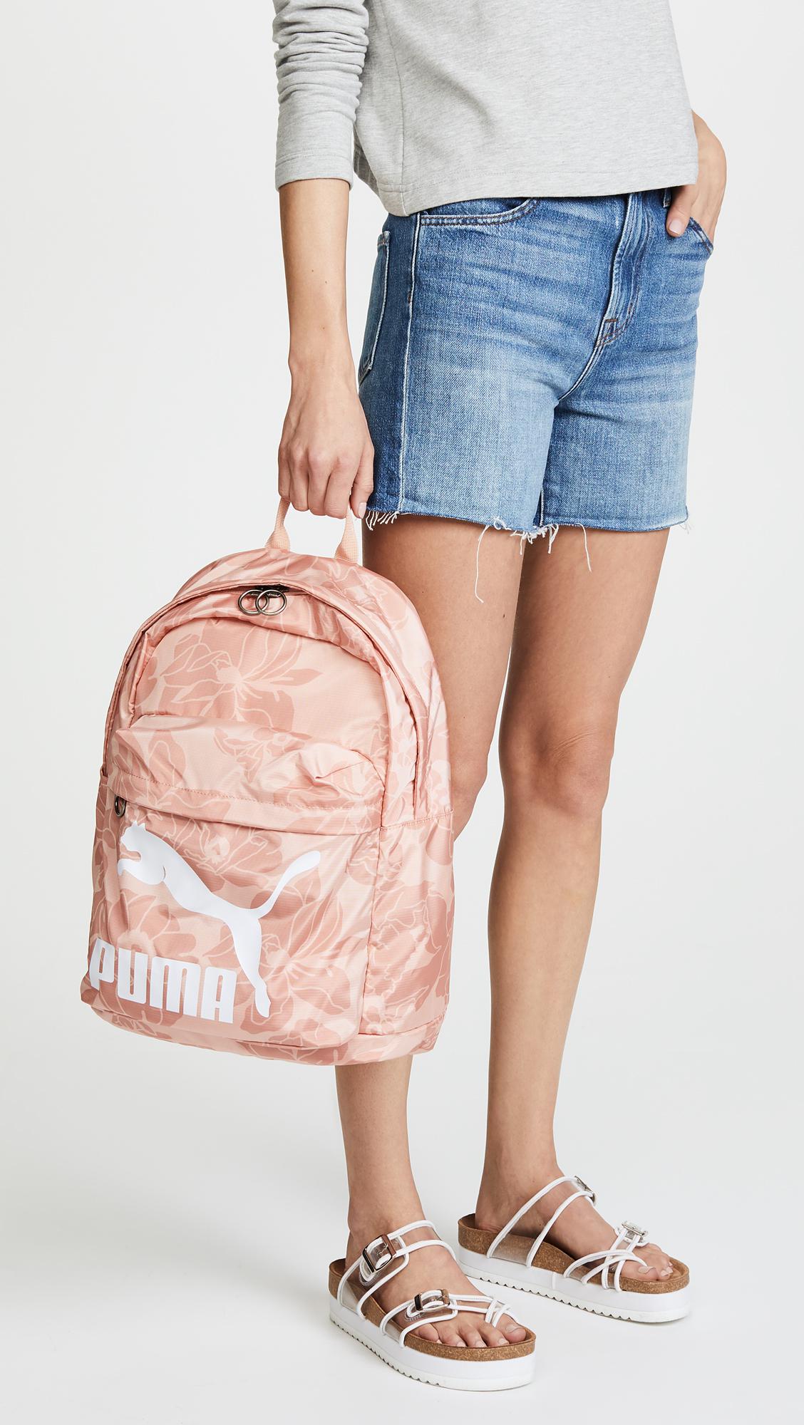 PUMA Synthetic Originals Backpack Rucksack in Light Pastel Pink (Pink