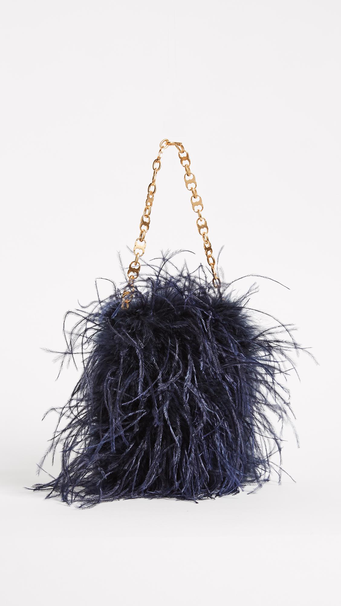 tory burch feather bag