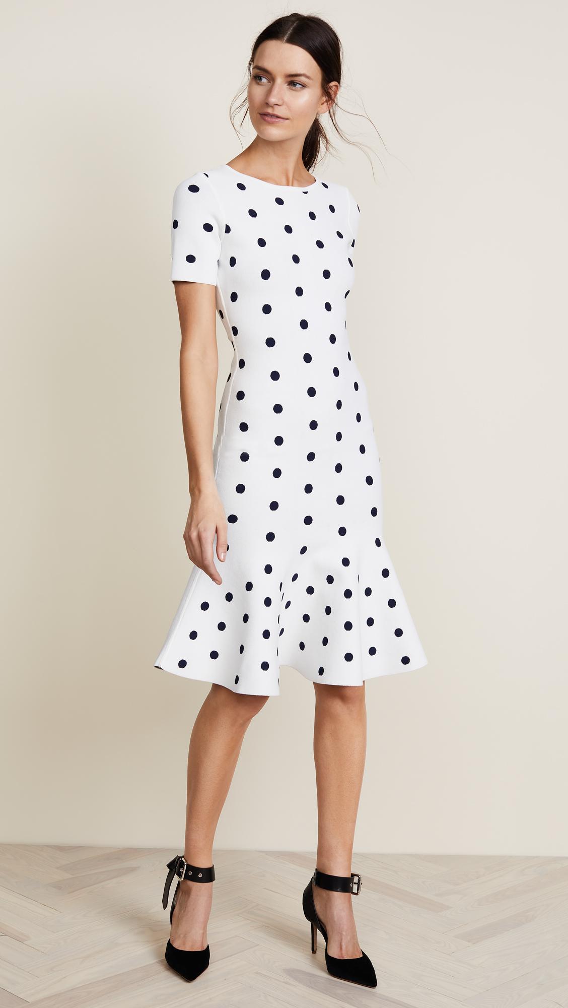 polka dot mermaid dress