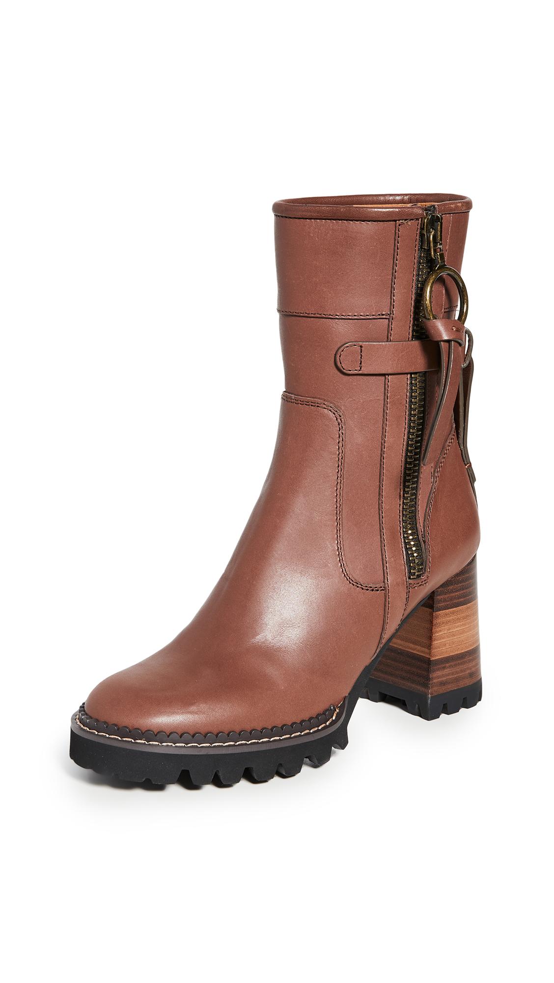 see by chloe bryn platform ankle boots