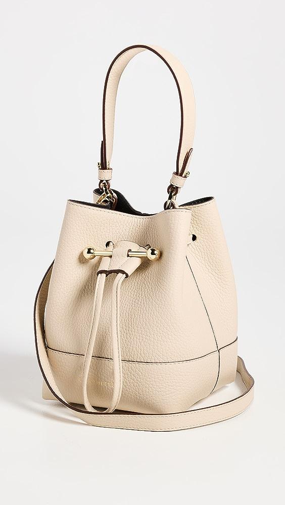Strathberry Lana Osette Bucket Bag in Natural
