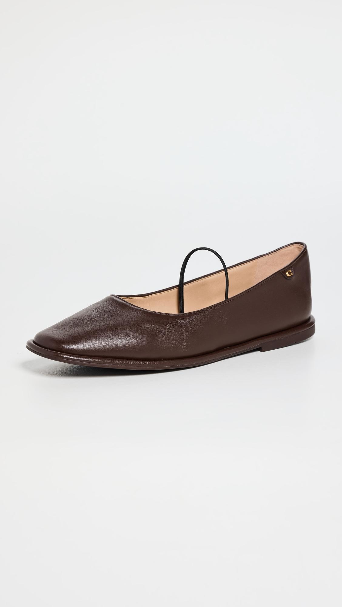 COACH Emilia Mary Jane Flats | Lyst