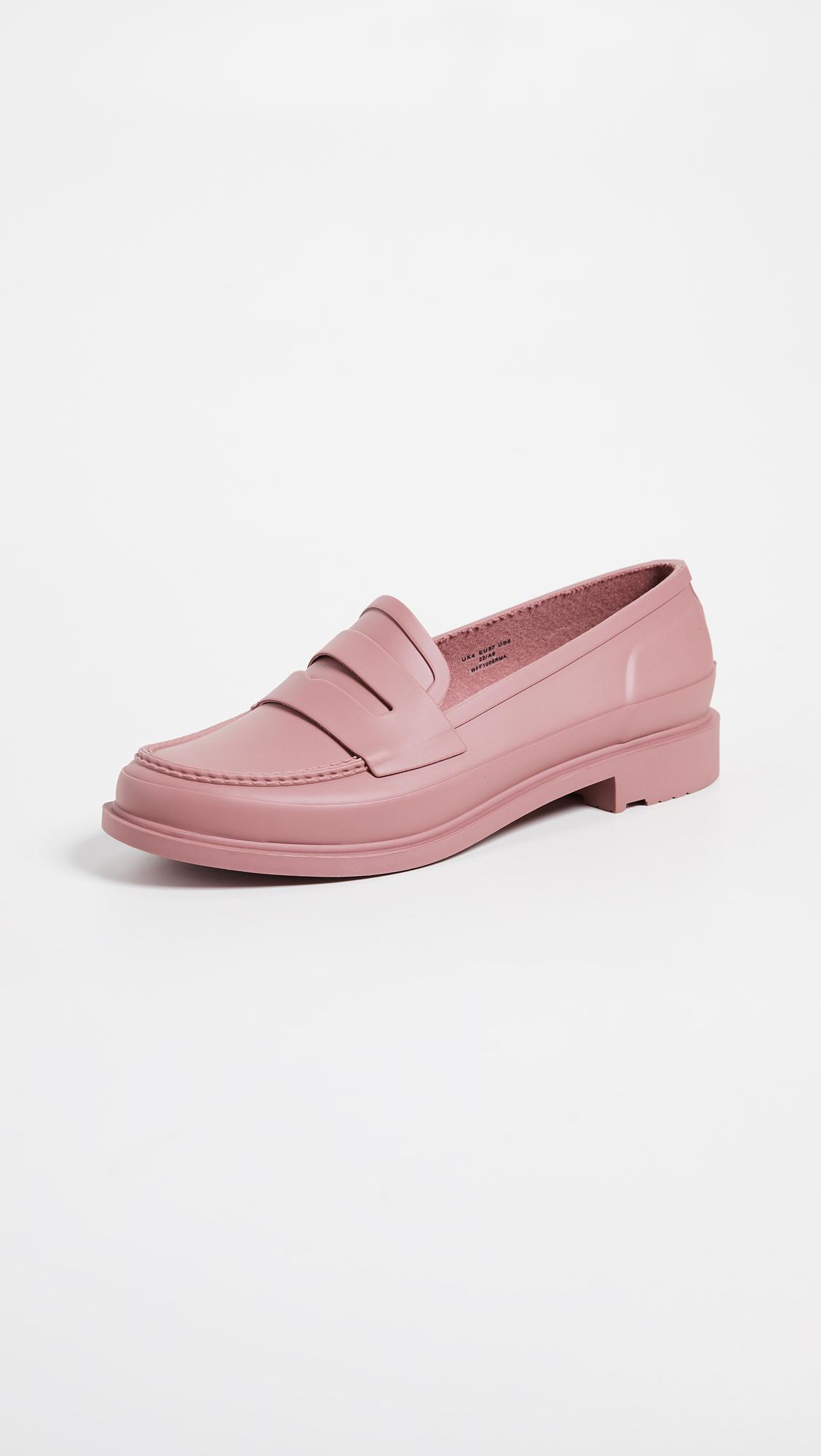 hunter penny loafers