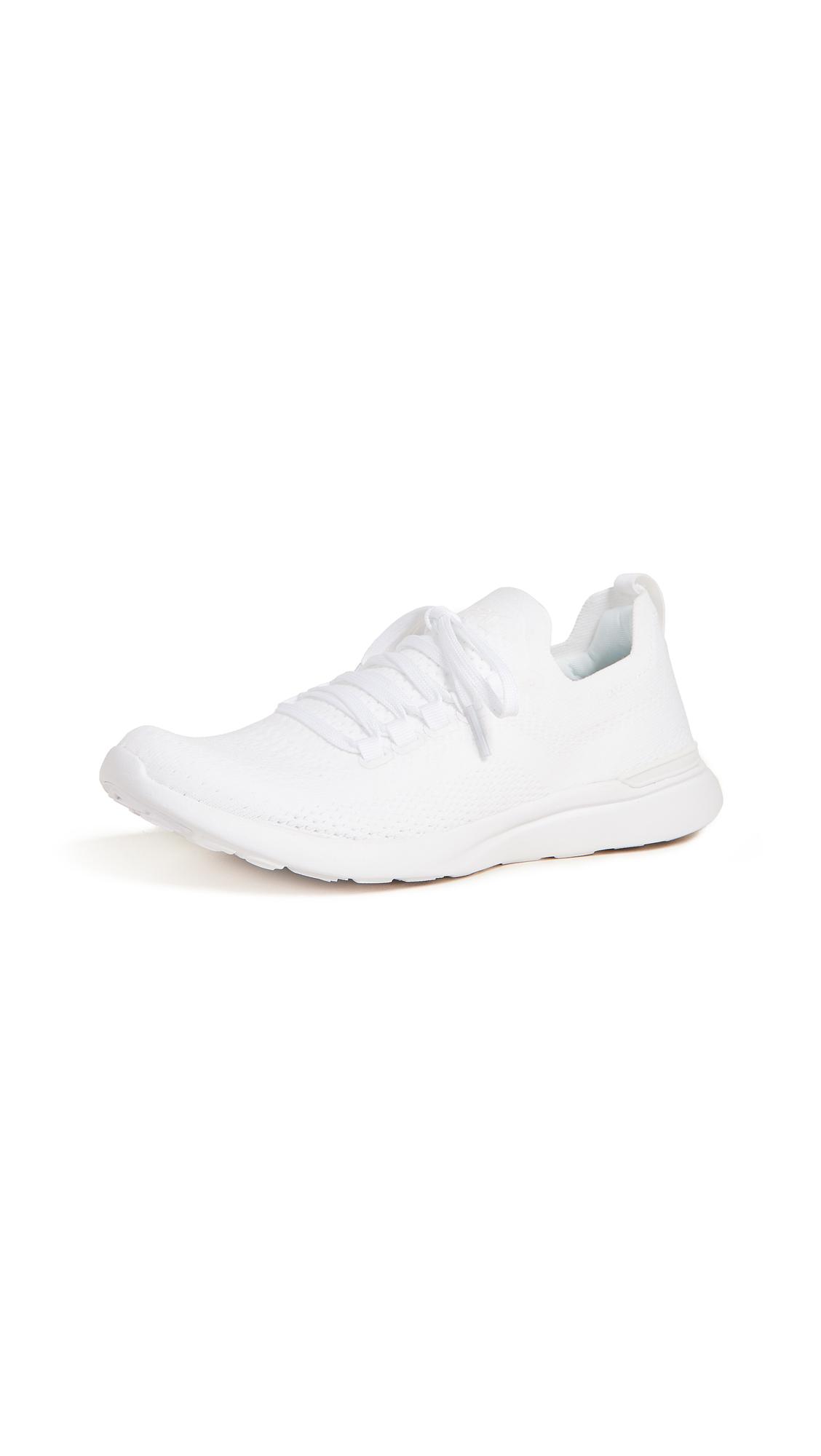 apl all white sneakers