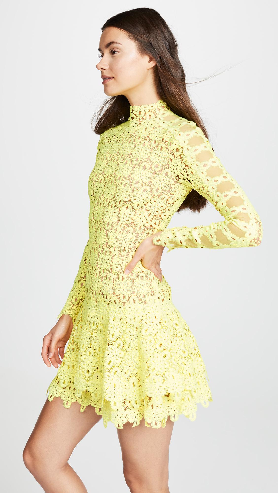 jonathan simkhai guipure lace midi dress