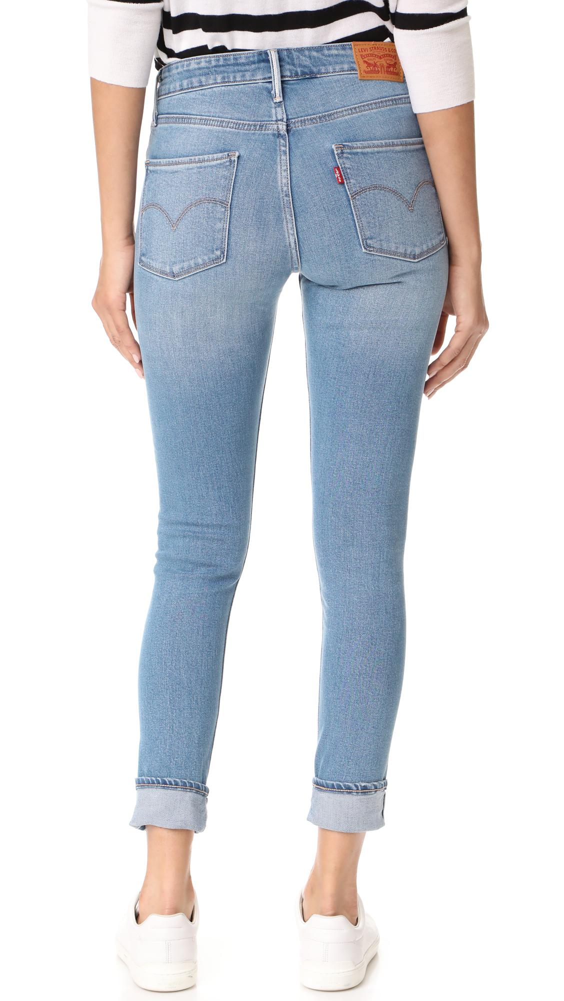 Levis 721 high waisted skinny jeans
