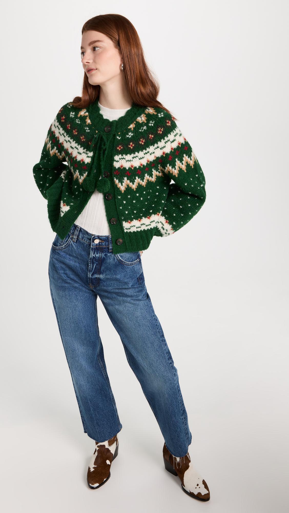 The Great The Ice Rink Cardigan in Green | Lyst