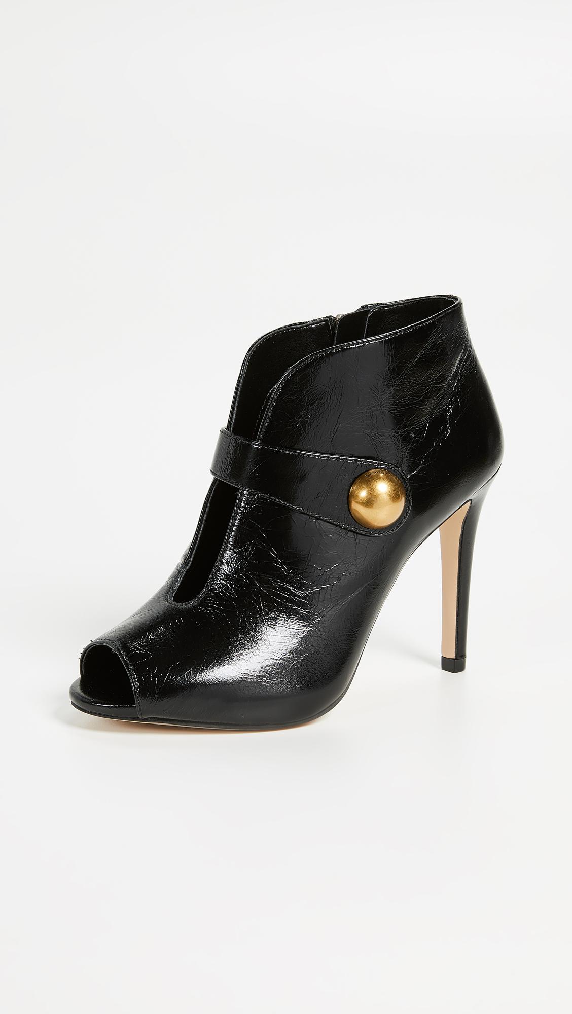 michael kors agnes open toe booties