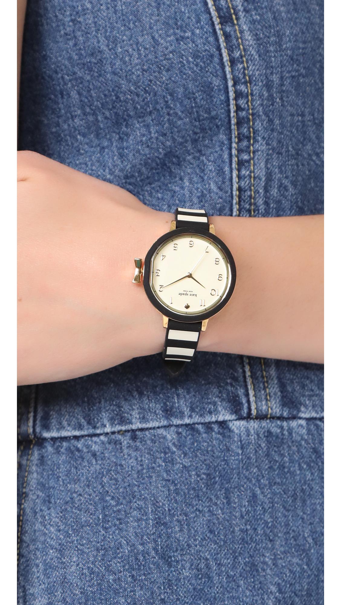 kate spade park row watch silicone