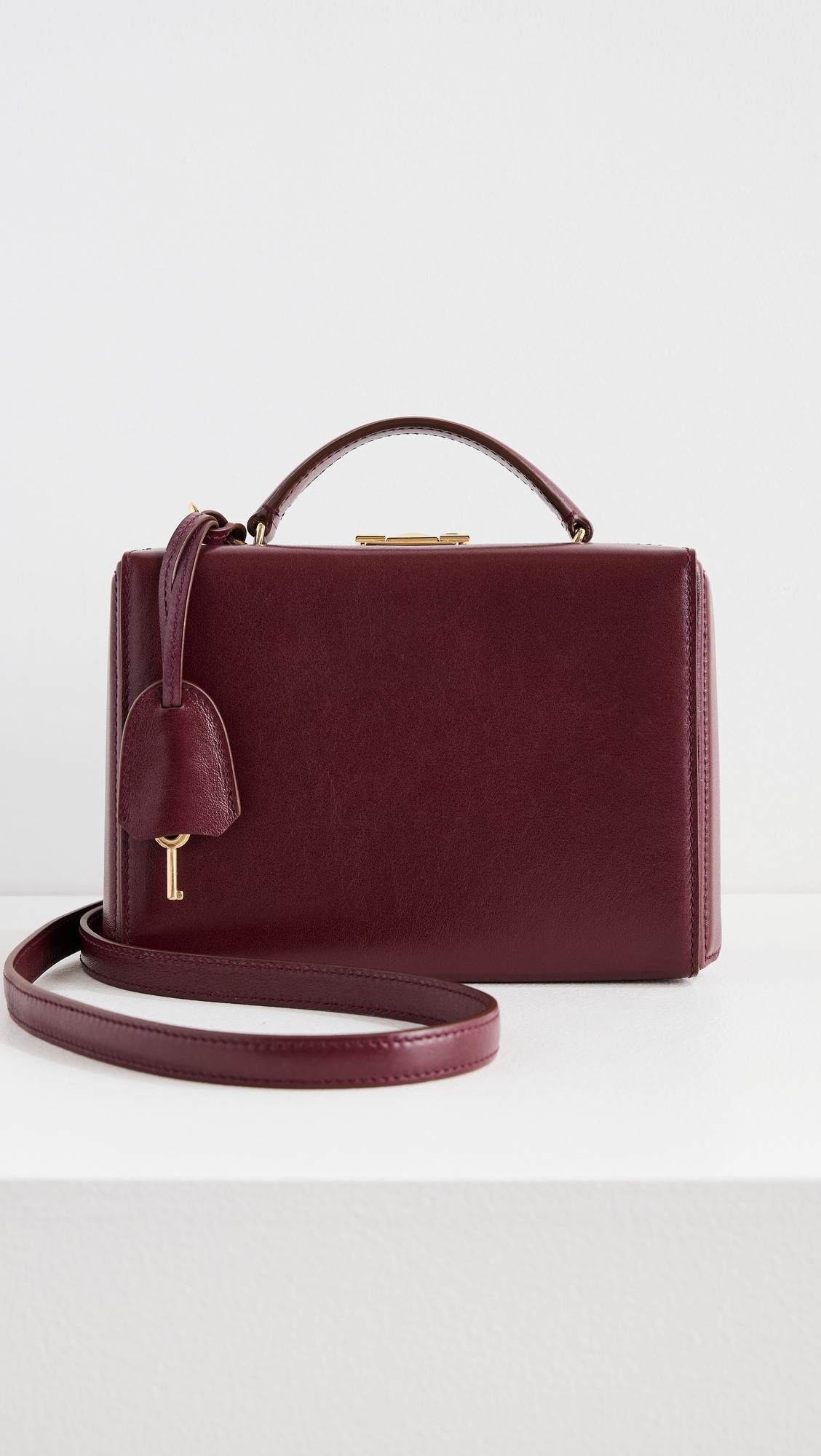 Mark Cross Grace Small Box in Red | Lyst Mark Cross Grace Small Box in Red | Lyst