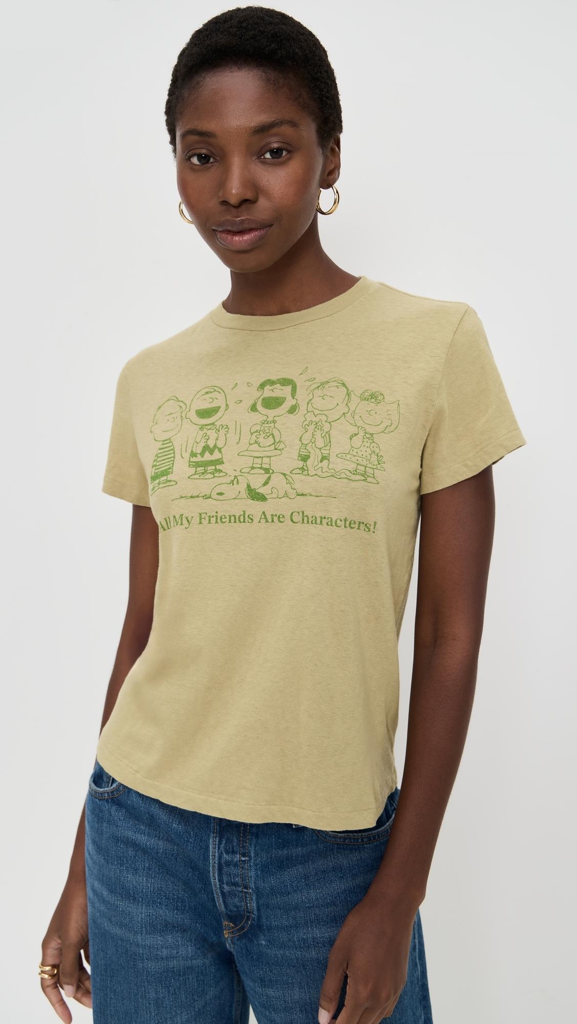 RE/DONE Peanuts Characters Classic Tee | Lyst