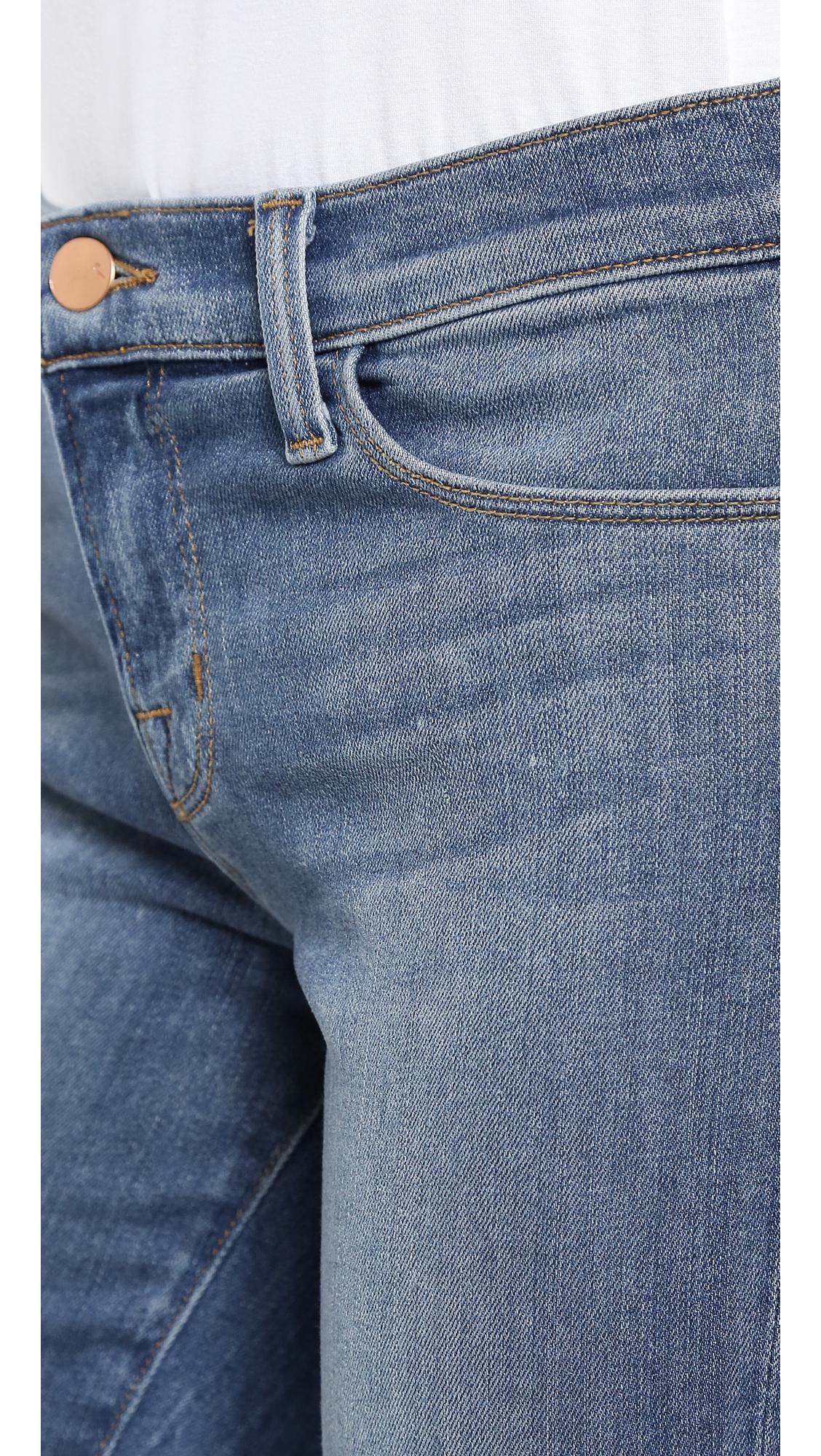 J Brand 811 Mid Rise Skinny Jeans - Imagine in Blue | Lyst