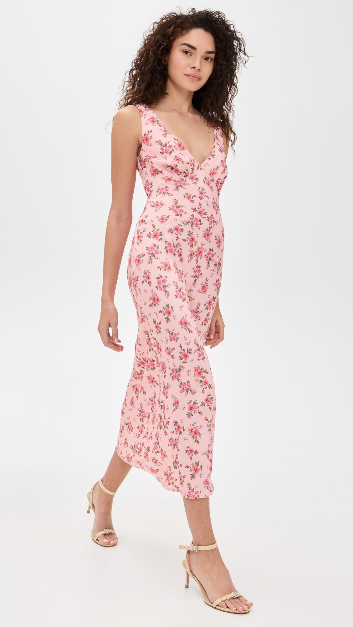 round neck short sleeve midi dress Round Neck Short Sleeve Dress with Pockets