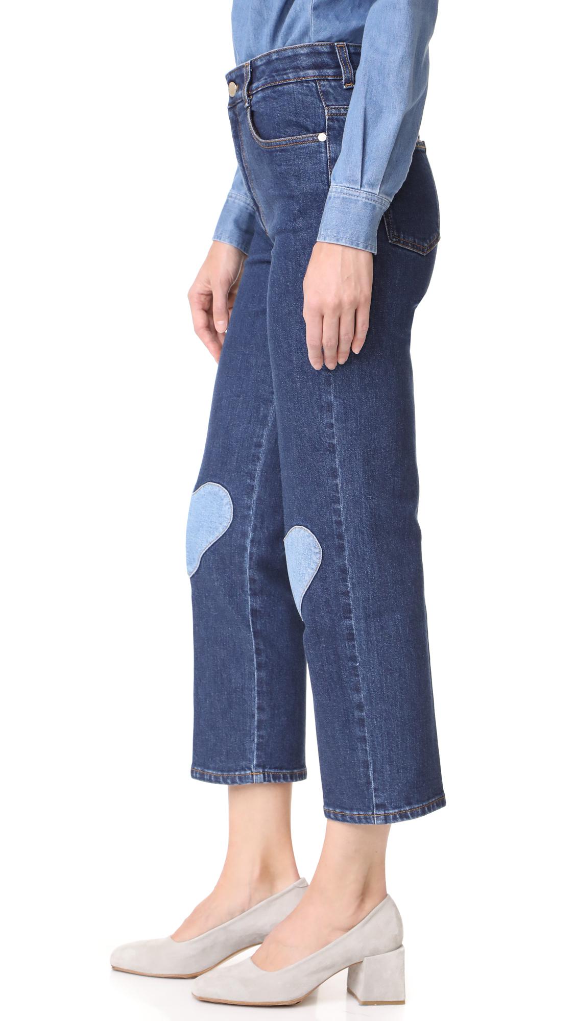 stella mccartney heart jeans
