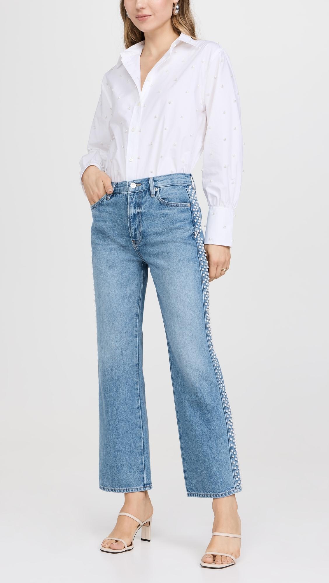 【関税込み】FRAME ブルー Le Jane ジーンズ FRAME Le Jane Wide Leg Jeans | Nordstromrack