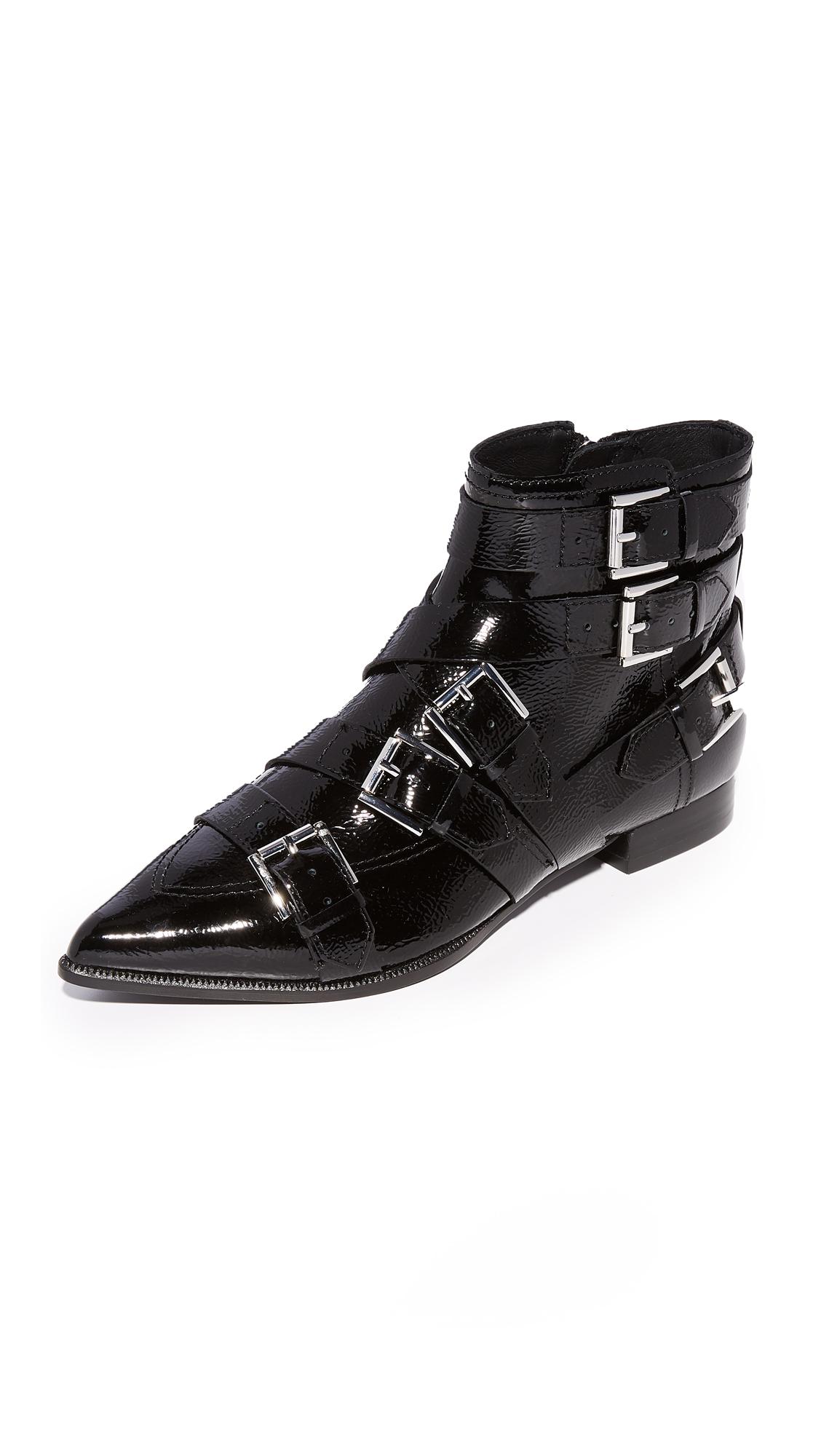 ash lynne leather booties