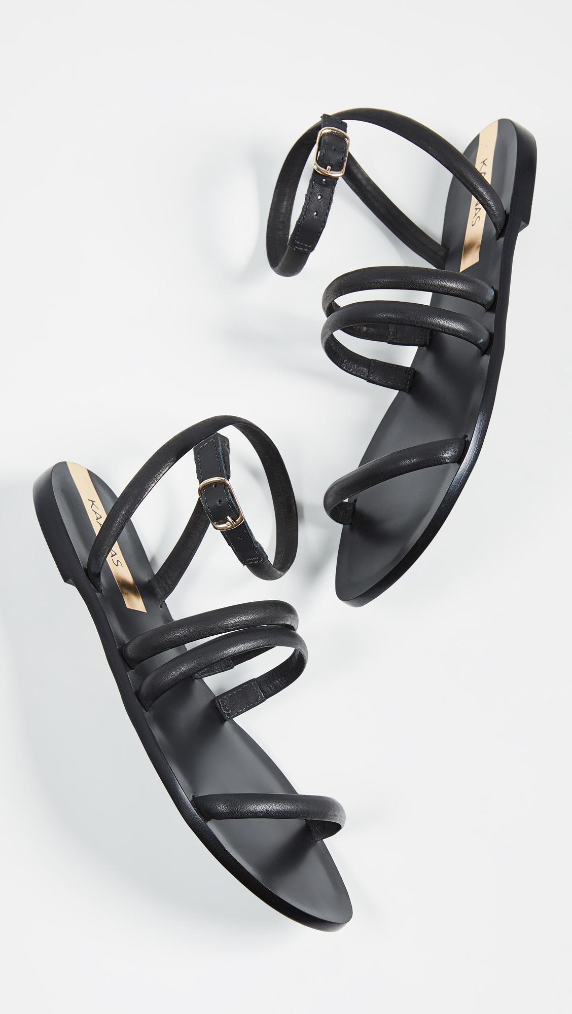 kaanas diamantina strappy sandals