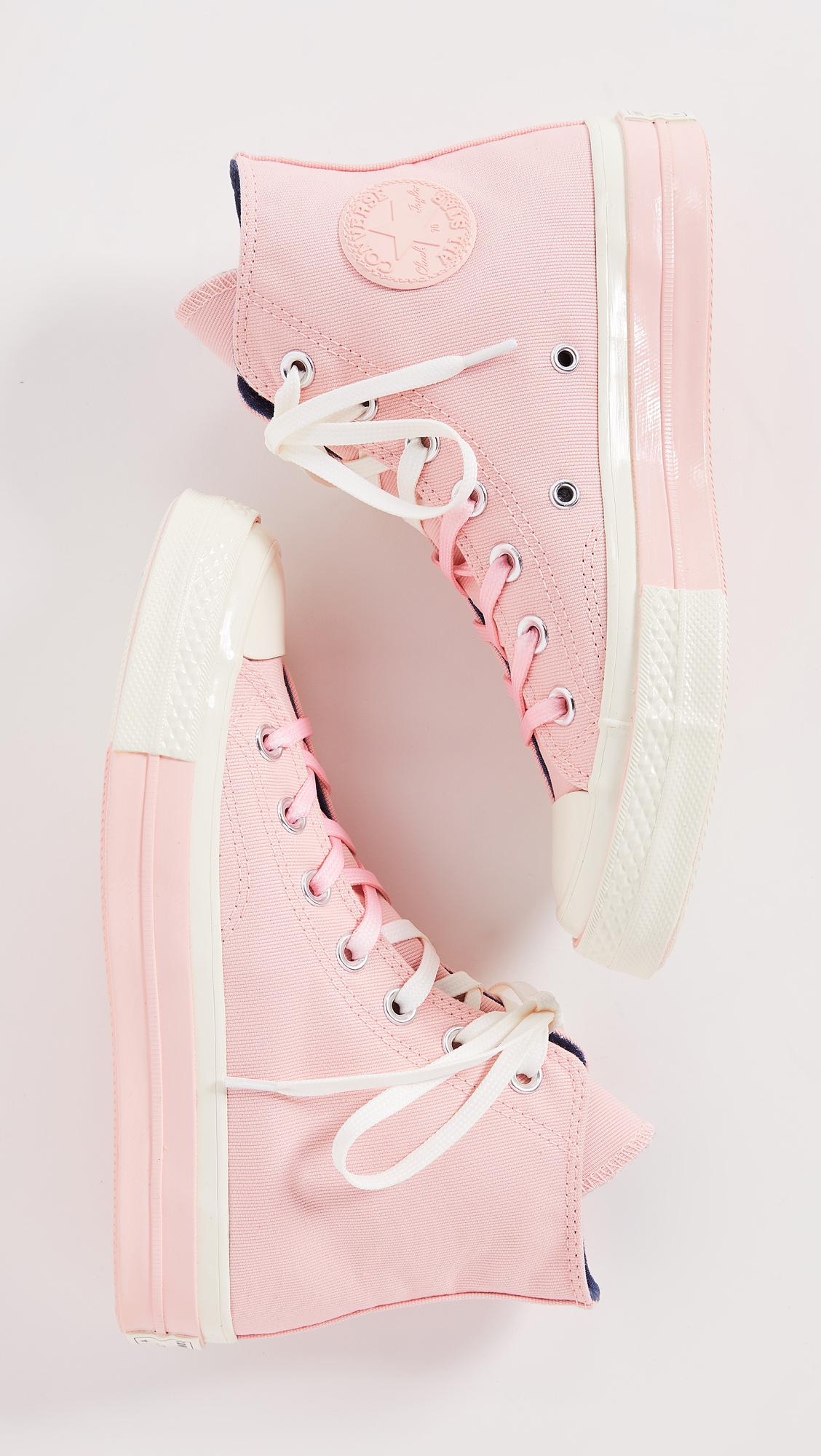 Converse Chuck 70s High Top Super Colorblock Sneakers in Pink | Lyst