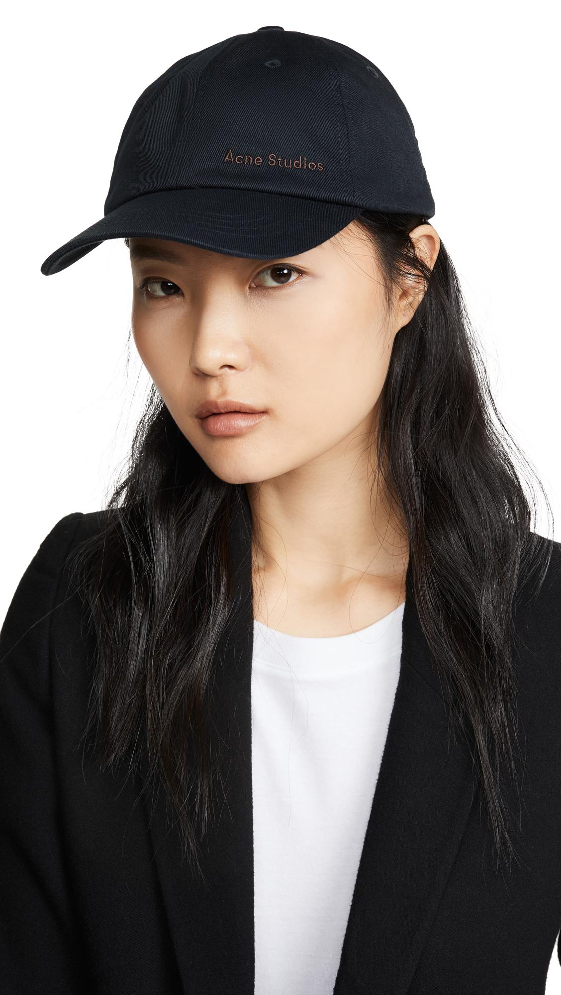 Acne Studios Caroly Cotton Twill Hat in 