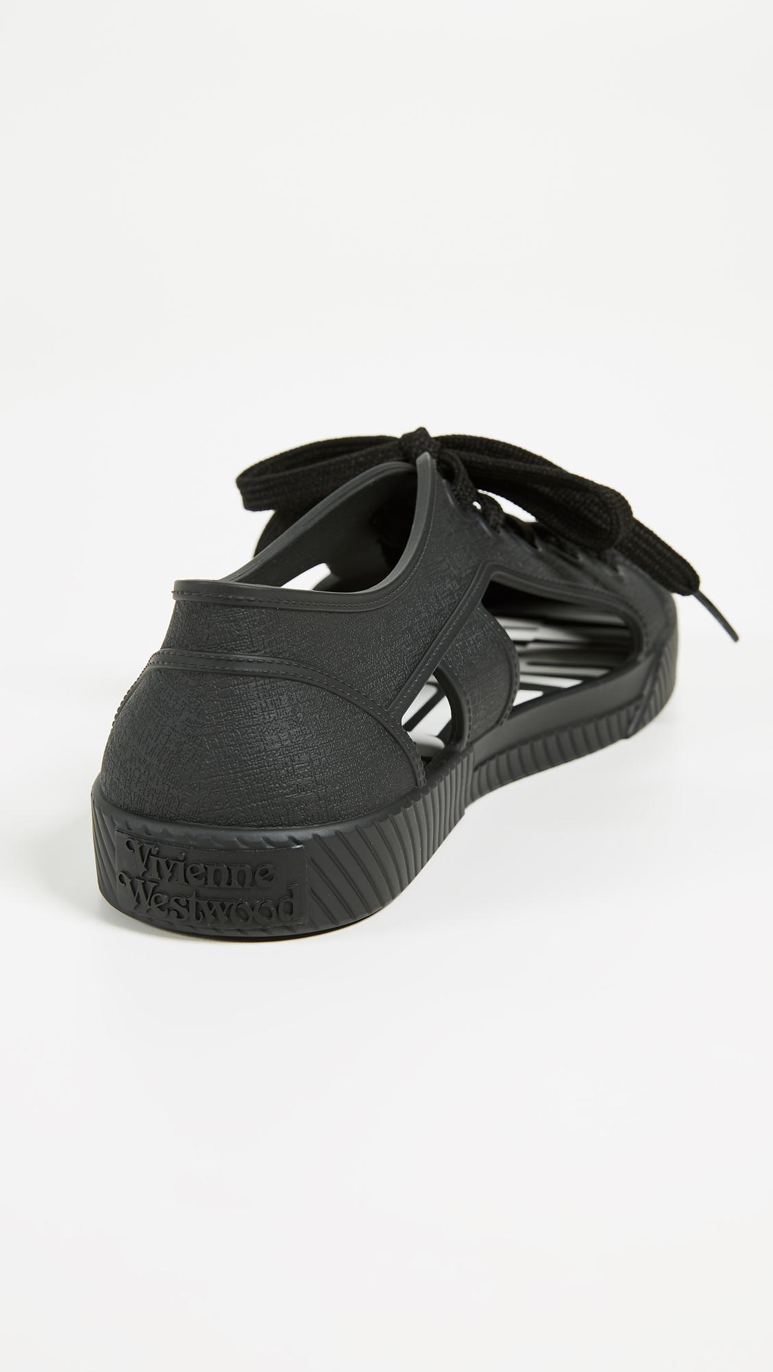 Melissa X Vivienne Westwood Brighton Sneakers in Black | Lyst Melissa X Vivienne Westwood Brighton Sneakers in Black | Lyst