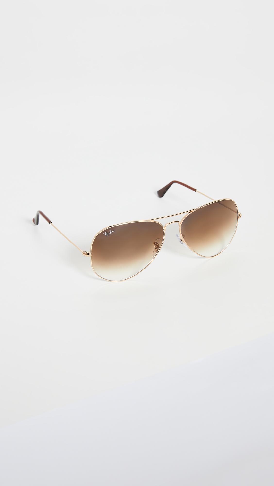 Ray Ban Rb3025 Oversized Classic Aviator Gradient Sunglasses Lyst Ray Ban Rb3025 Oversized Classic Aviator Gradient Sunglasses Lyst